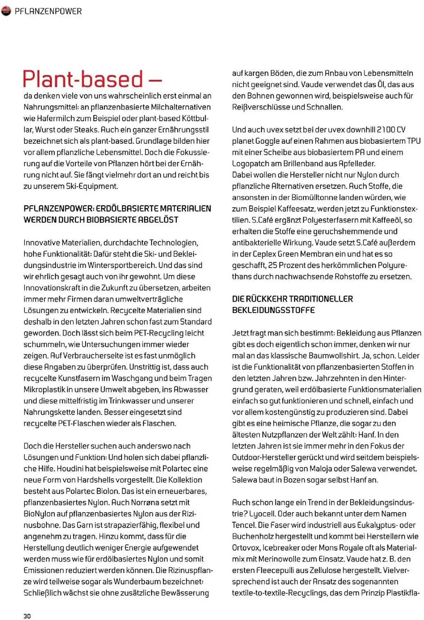 Sport 2000 Prospekt von 23. September bis 28. Februar 2026 - Prospekt seite 30