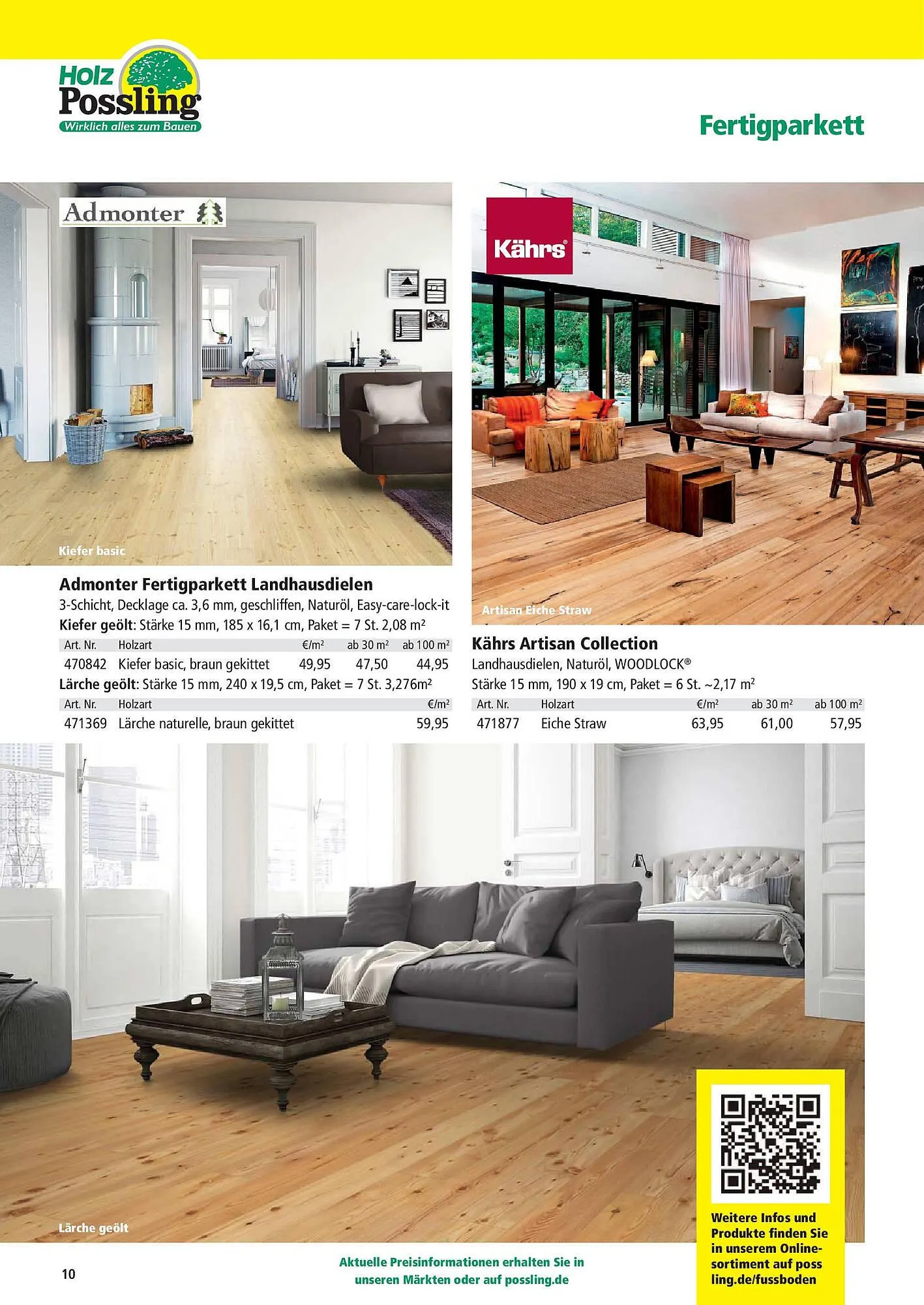 Holz Possling Prospekt von 31. März bis 30. Juni 2025 - Prospekt seite 10