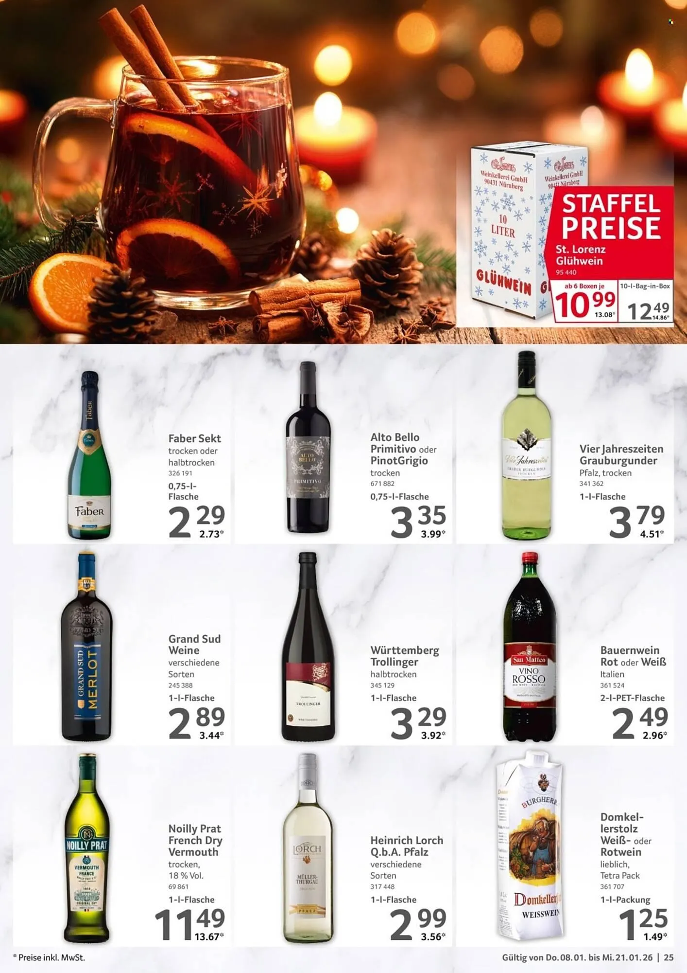 Selgros Prospekt von 8. Januar bis 21. Januar 2026 - Prospekt seite 25