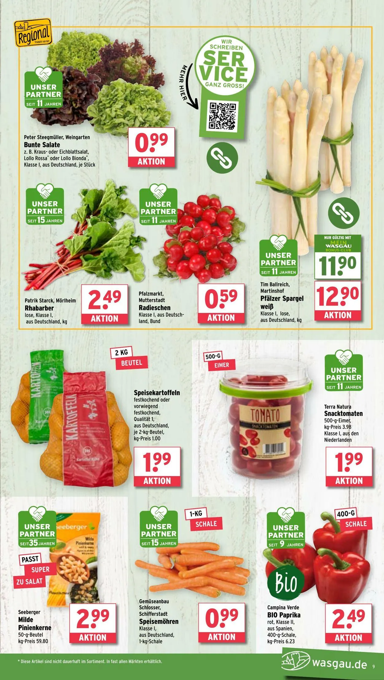 Wasgau von 12. Mai bis 17. Mai 2025 - Prospekt seite 9