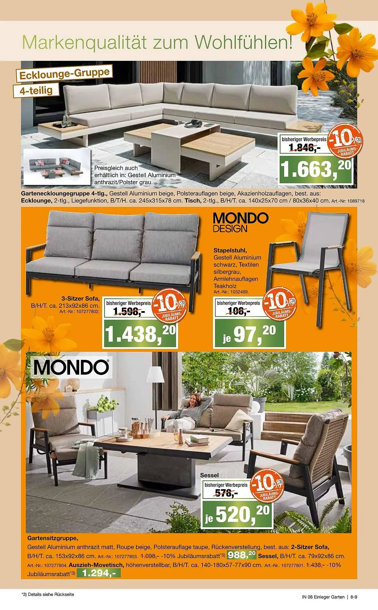 Möbel Inhofer Prospekt von 30. März bis 11. April 2026 - Prospekt seite 9