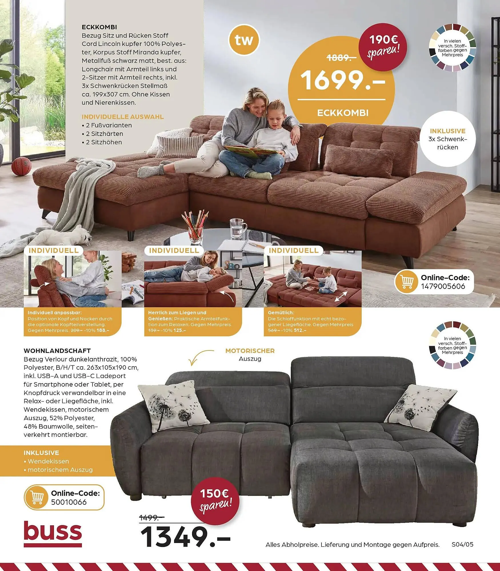 Möbel Buss Prospekt von 1. Januar bis 12. Januar 2026 - Prospekt seite 4