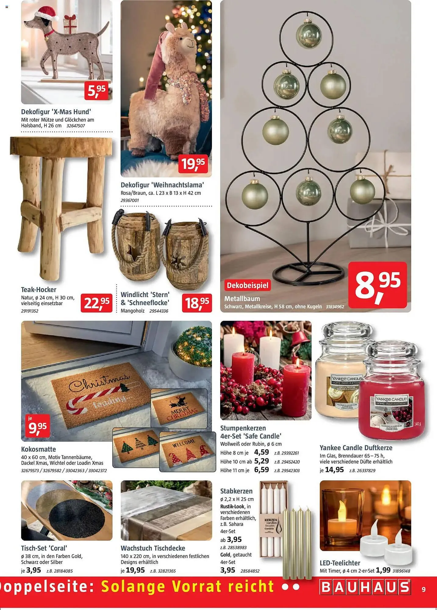 Bauhaus Prospekt von 29. November bis 3. Januar 2026 - Prospekt seite 9