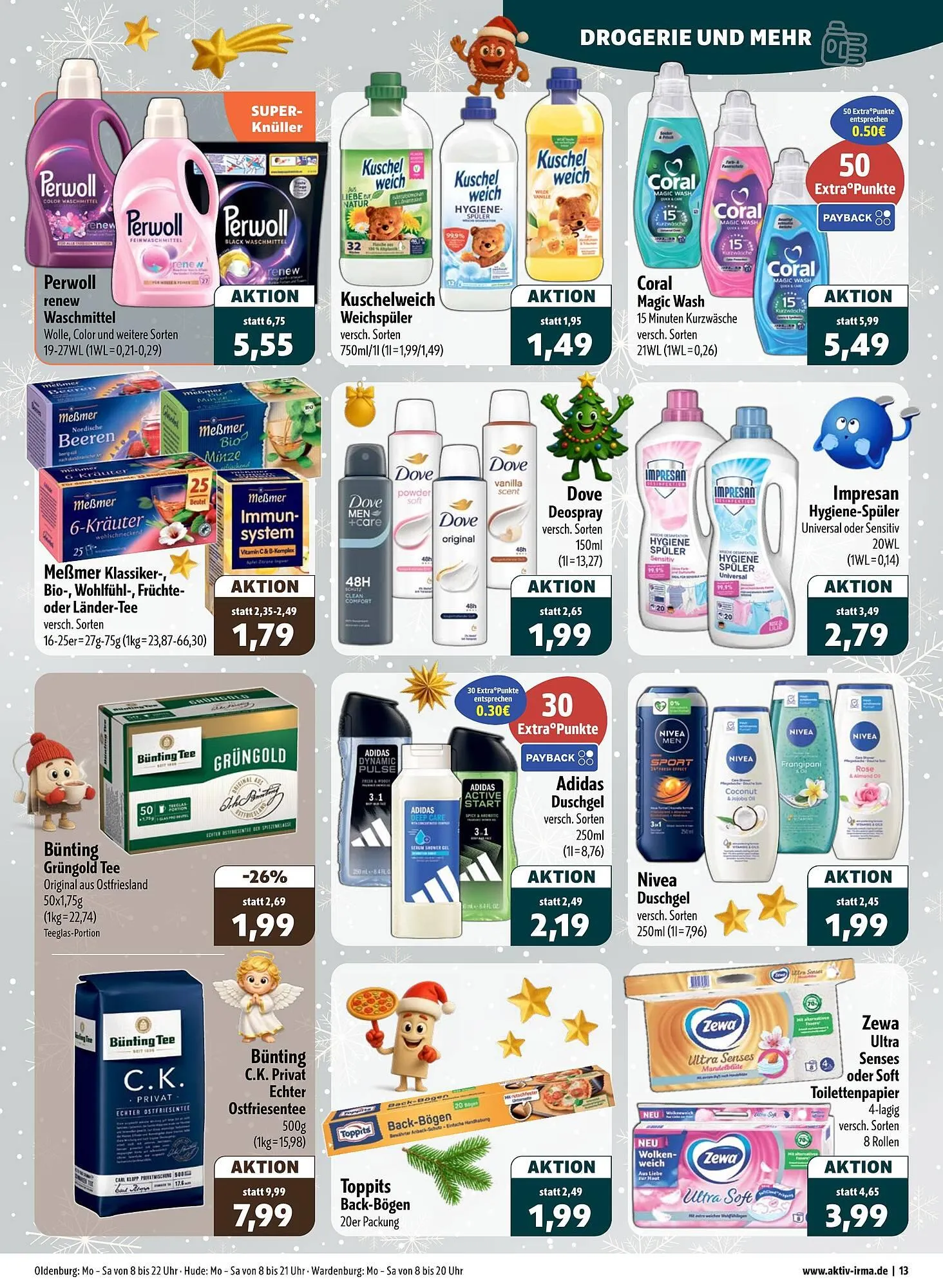 Aktiv Irma Prospekt von 22. Dezember bis 27. Dezember 2025 - Prospekt seite 13
