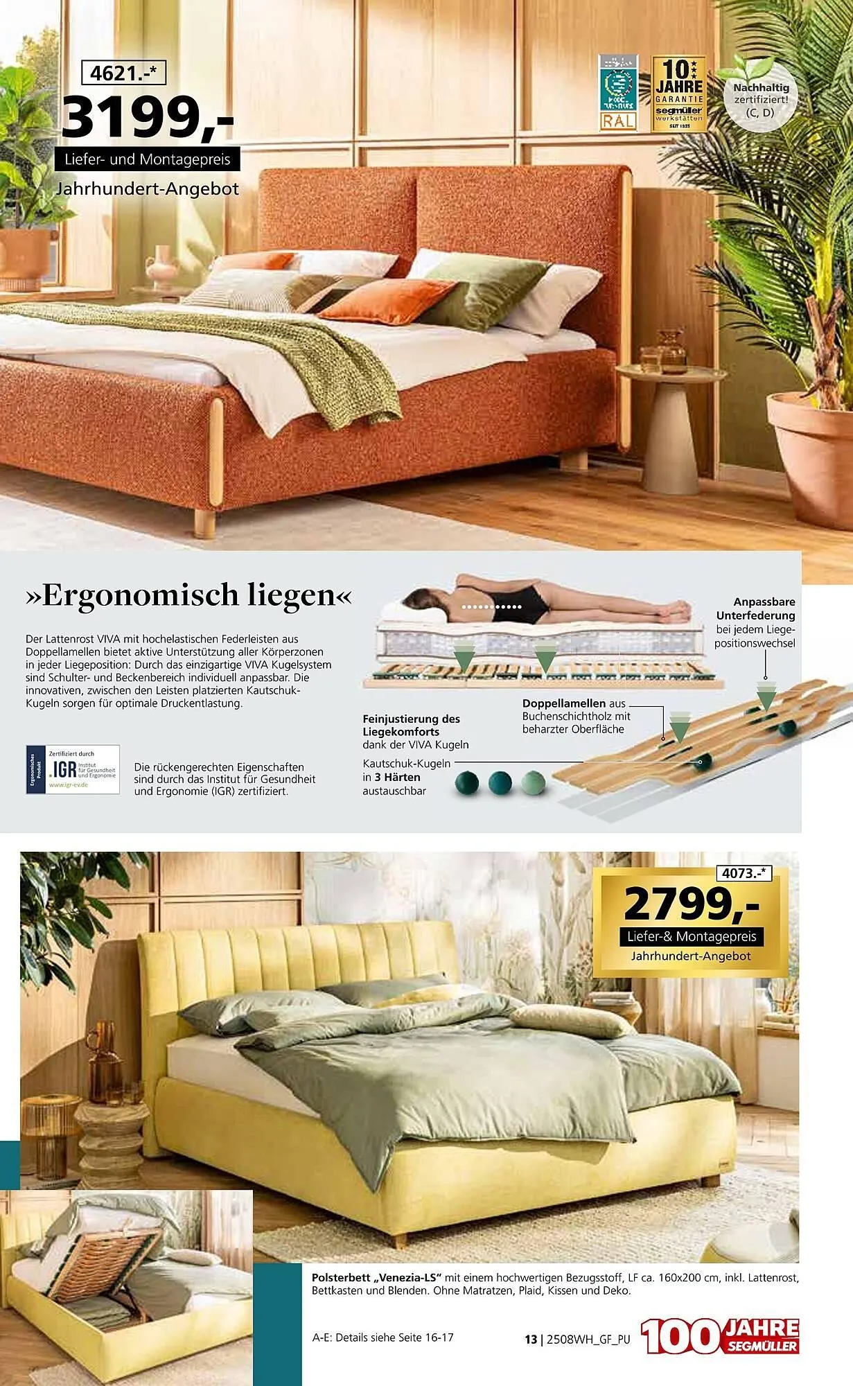 Segmüller Prospekt von 2. August bis 16. August 2025 - Prospekt seite 13