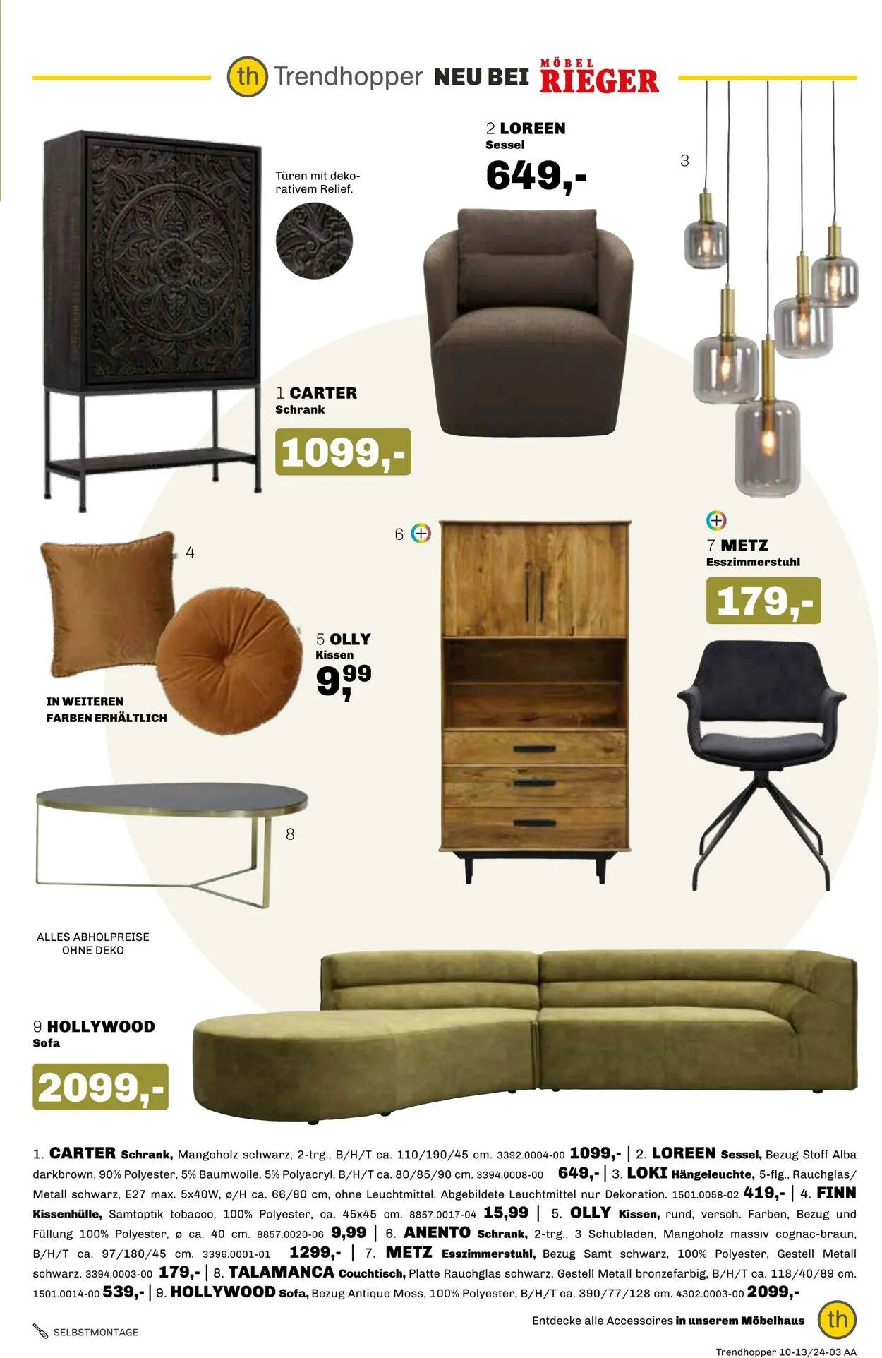Möbel Rieger Aktueller Prospekt von 13. August bis 27. August 2025 - Prospekt seite 3