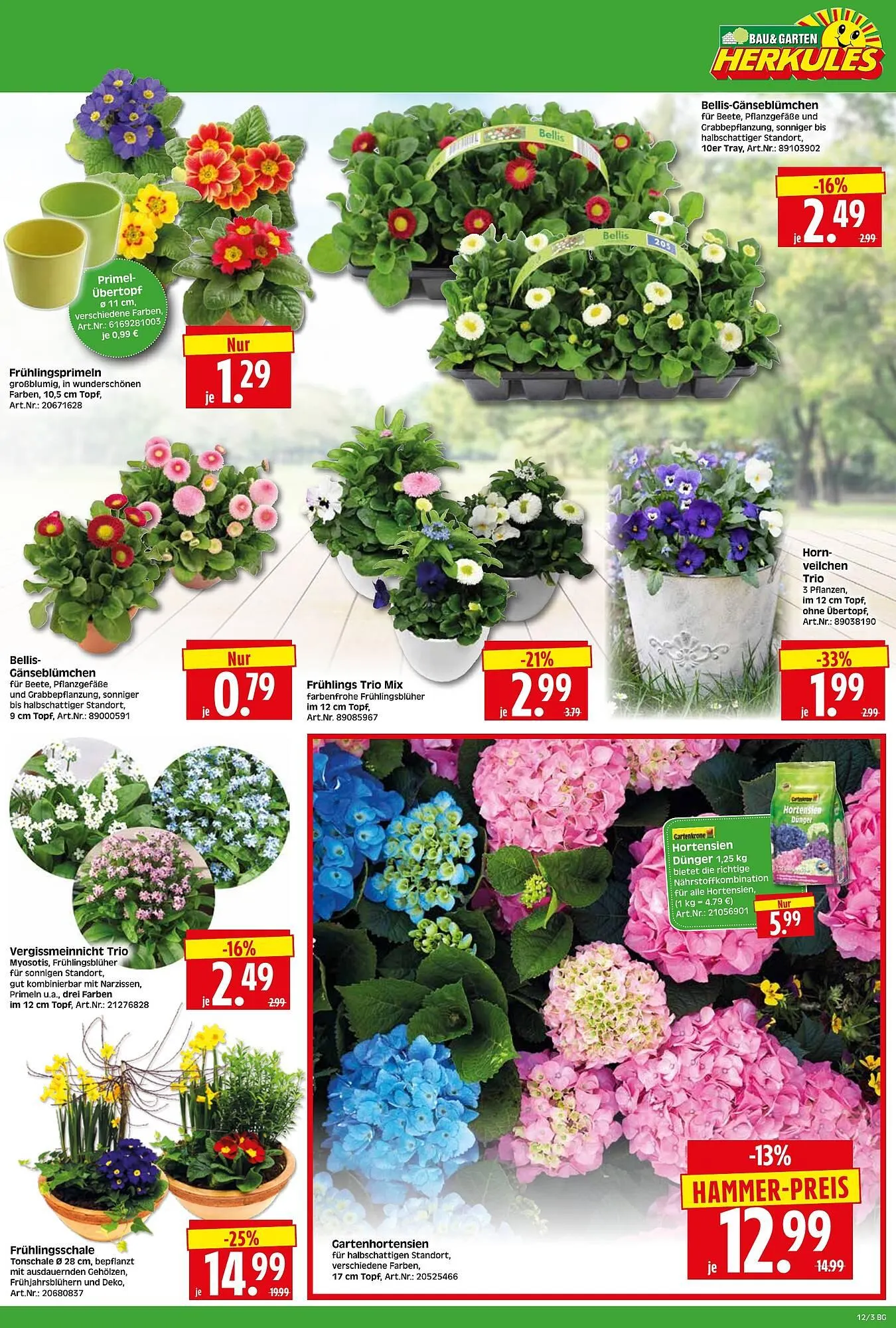 Herkules Baumarkt Prospekt von 16. März bis 21. März 2026 - Prospekt seite 3