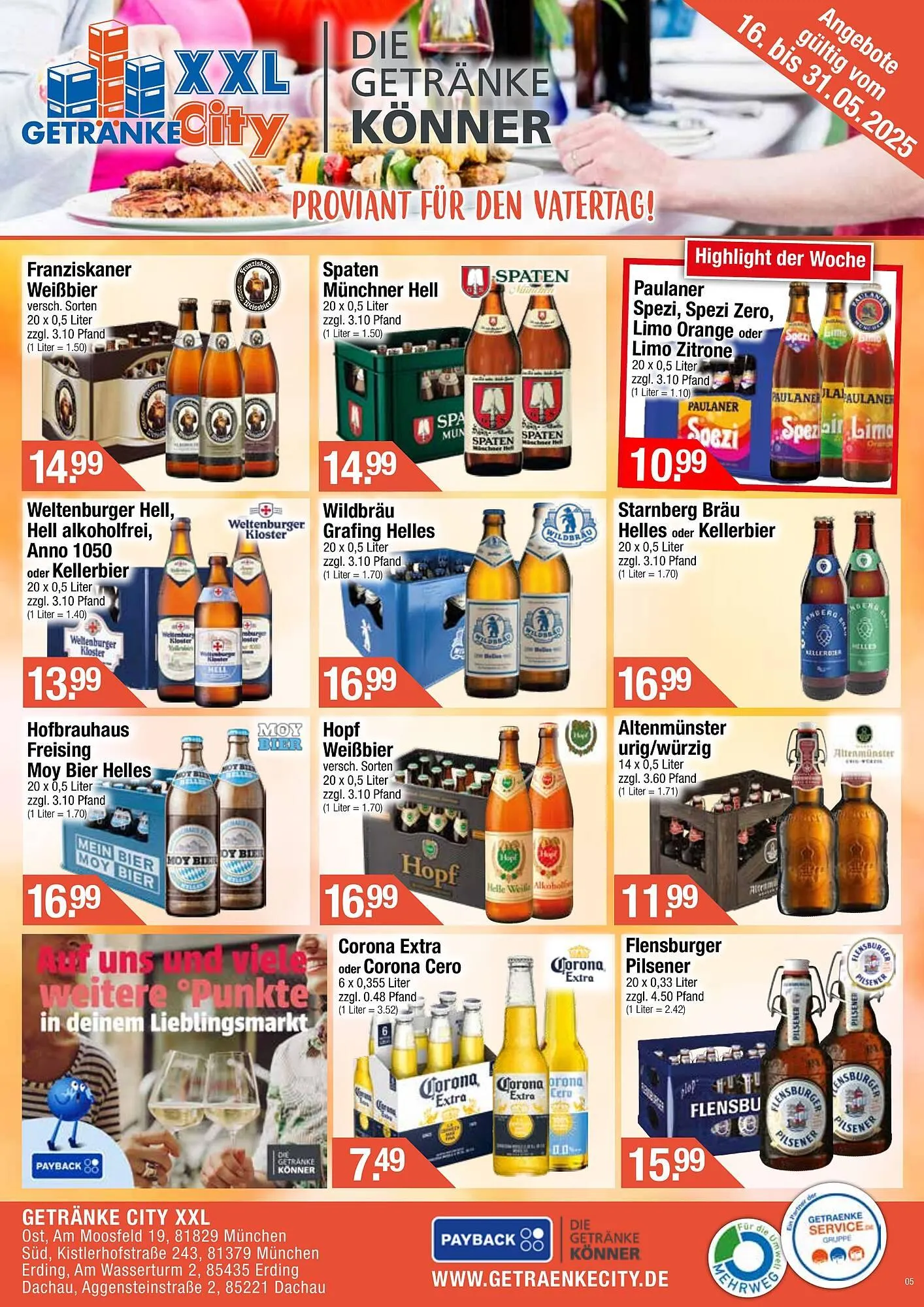 Getränke City Prospekt von 2. Mai bis 15. Mai 2025 - Prospekt seite 3