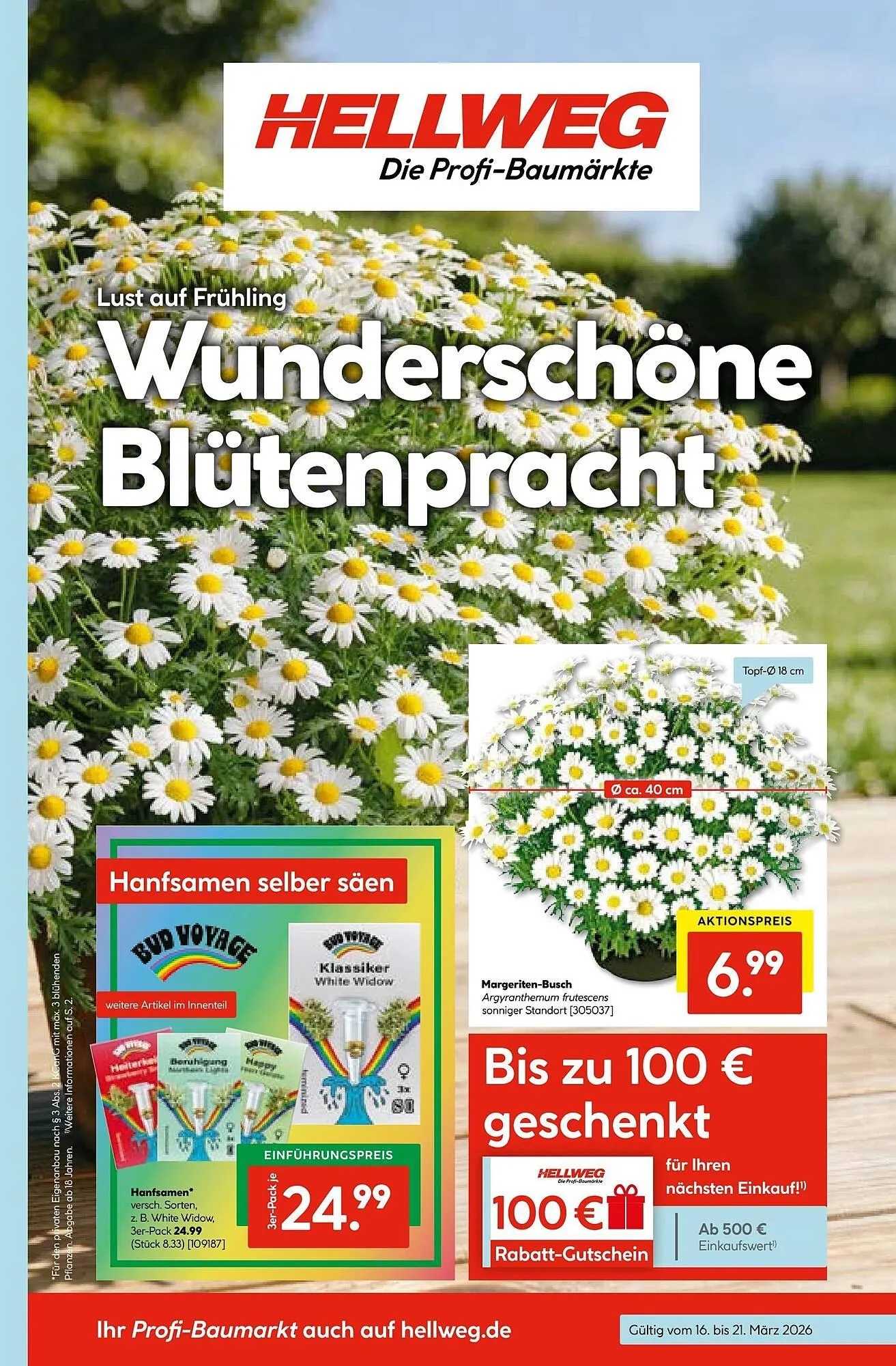 Hellweg Prospekt von 16. März bis 22. März 2026 - Prospekt seite 1