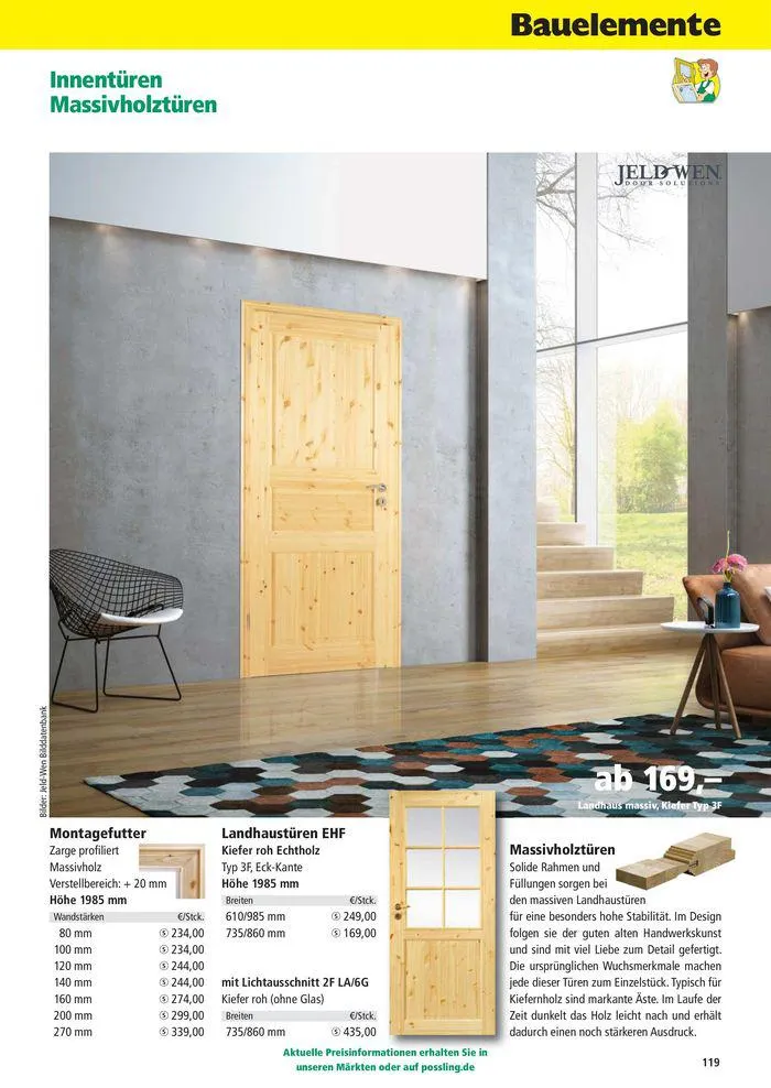 Holz-& Baukatalog 2024/25 von 27. März bis 31. Januar 2025 - Prospekt seite 119