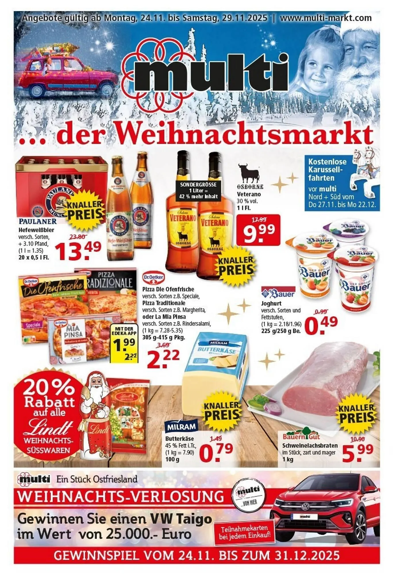 Multi Markt Prospekt von 24. November bis 29. November 2025 - Prospekt seite 1