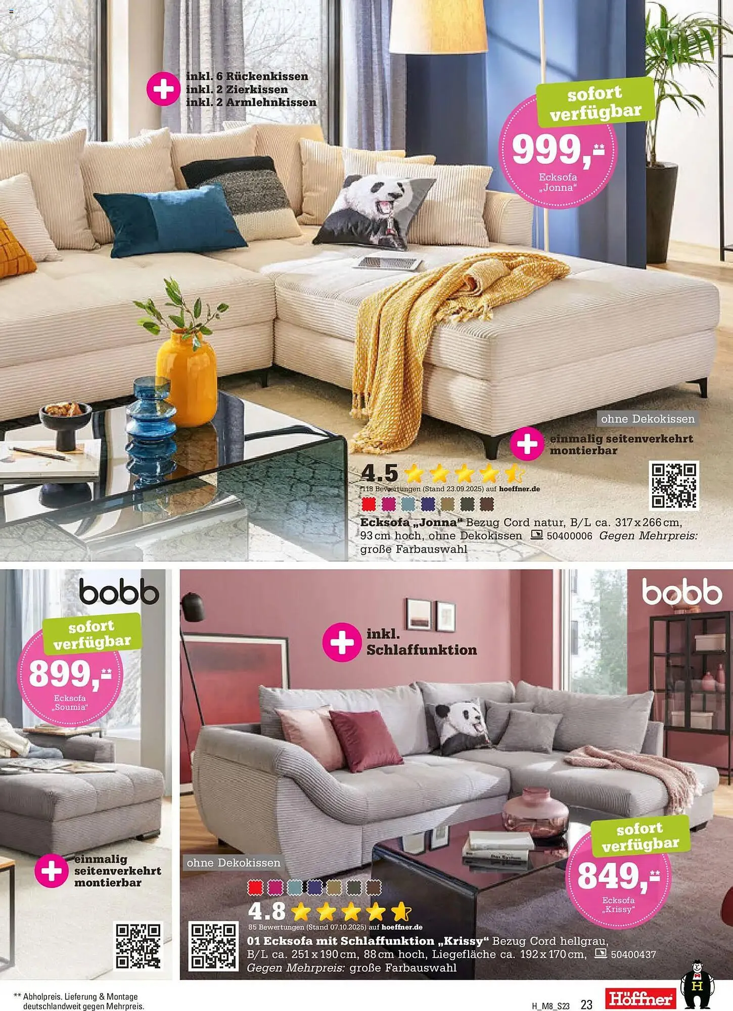 Höffner Prospekt von 12. November bis 25. November 2025 - Prospekt seite 23