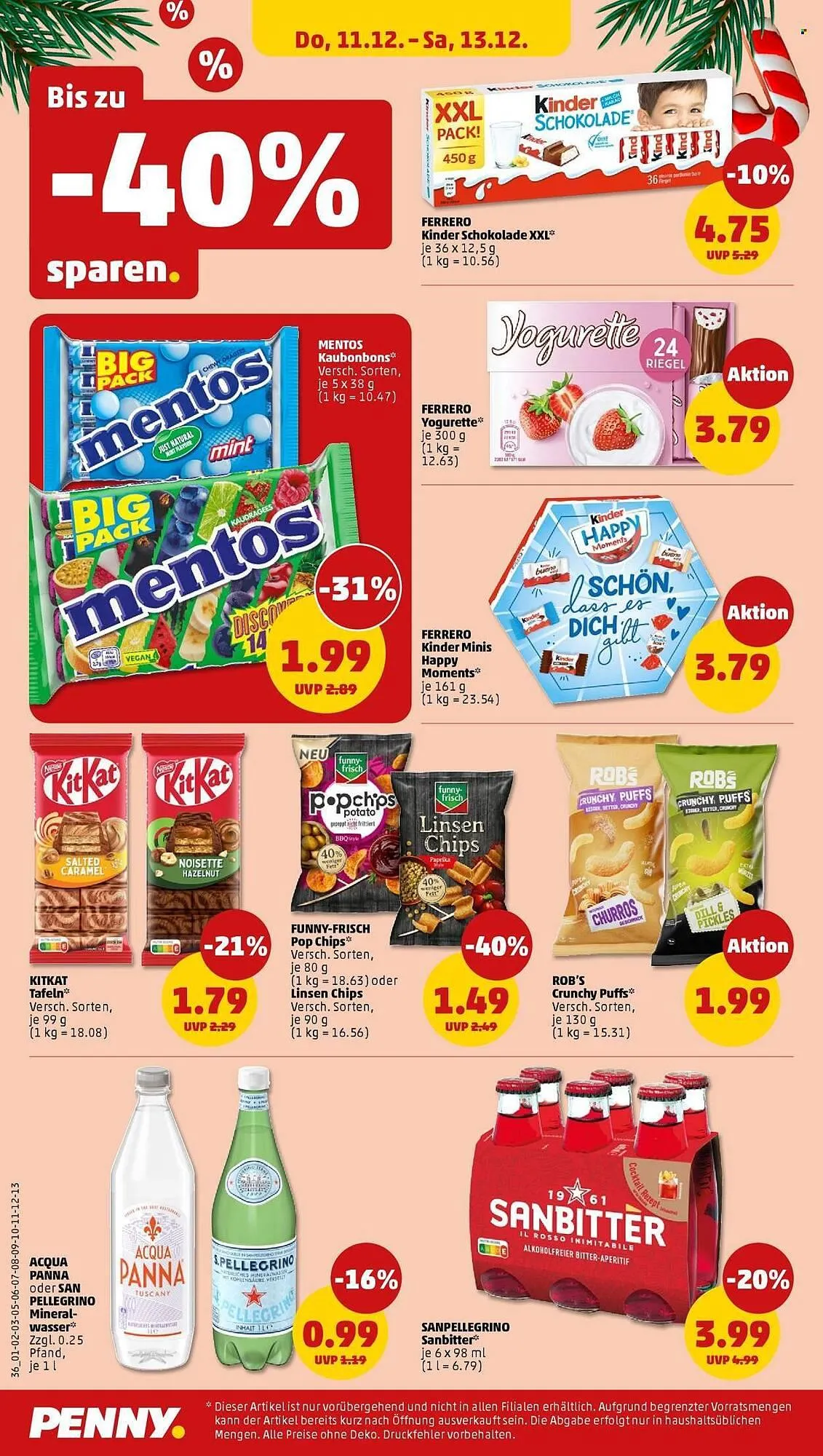 PENNY Prospekt von 8. Dezember bis 13. Dezember 2025 - Prospekt seite 40