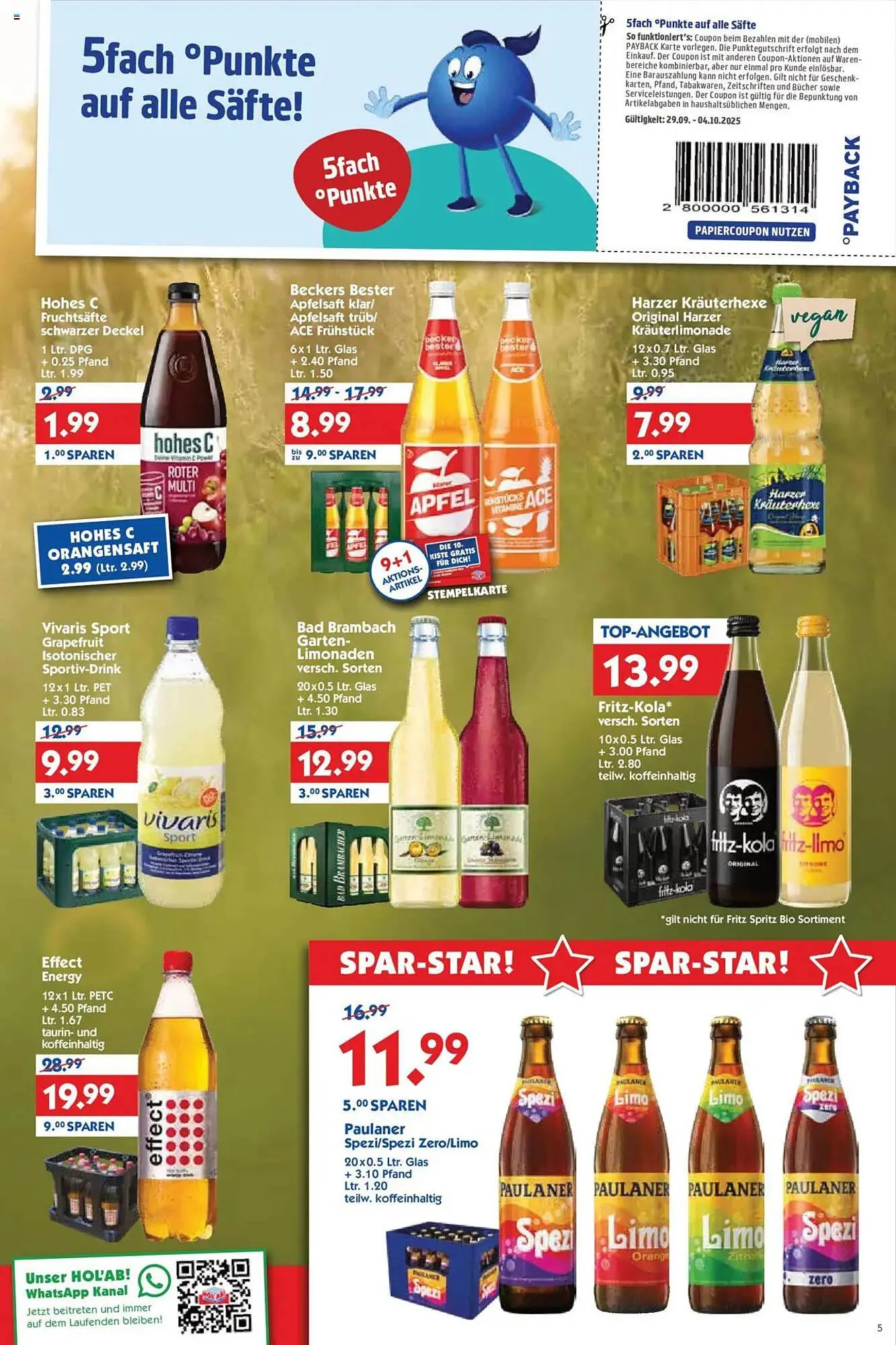 Hol'ab Getränkemarkt Prospekt von 29. September bis 4. Oktober 2025 - Prospekt seite 5
