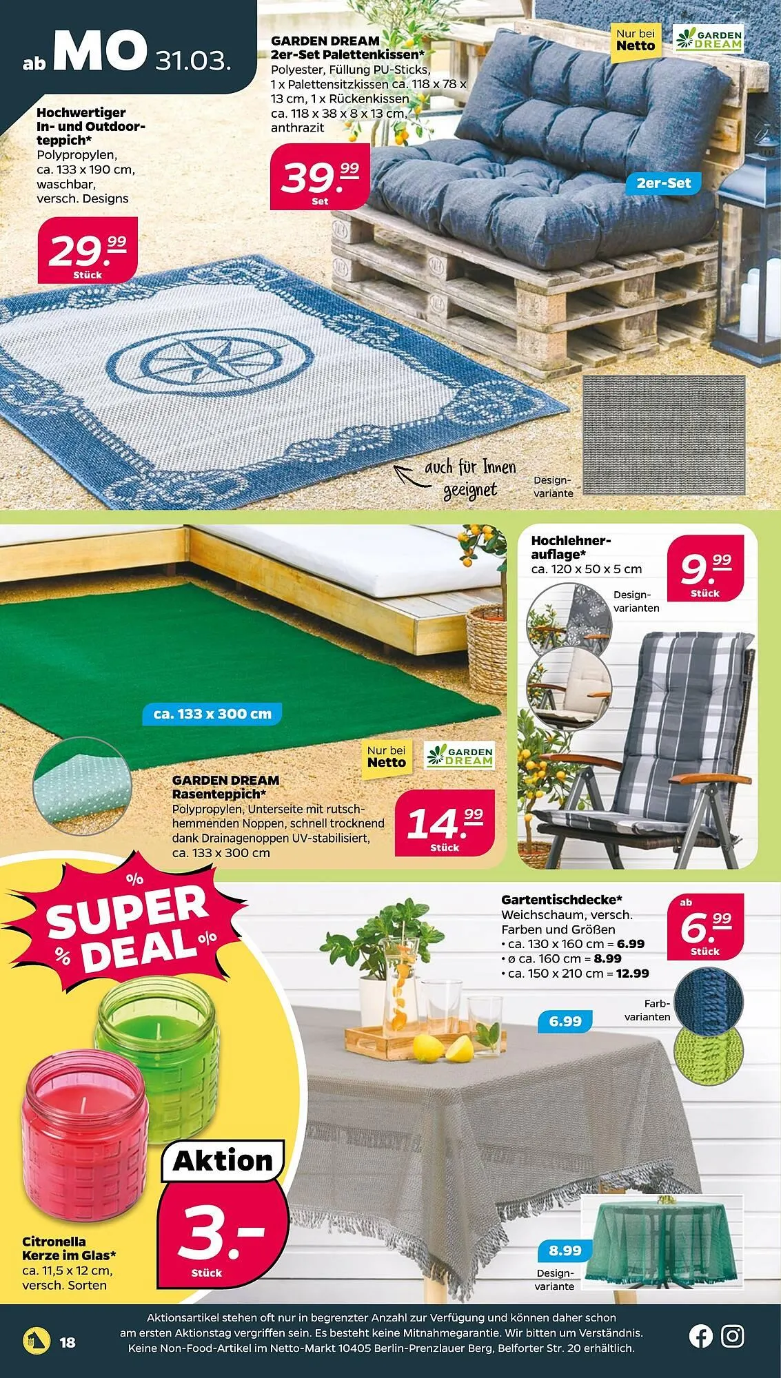 NETTO Prospekt von 31. März bis 5. April 2025 - Prospekt seite 18