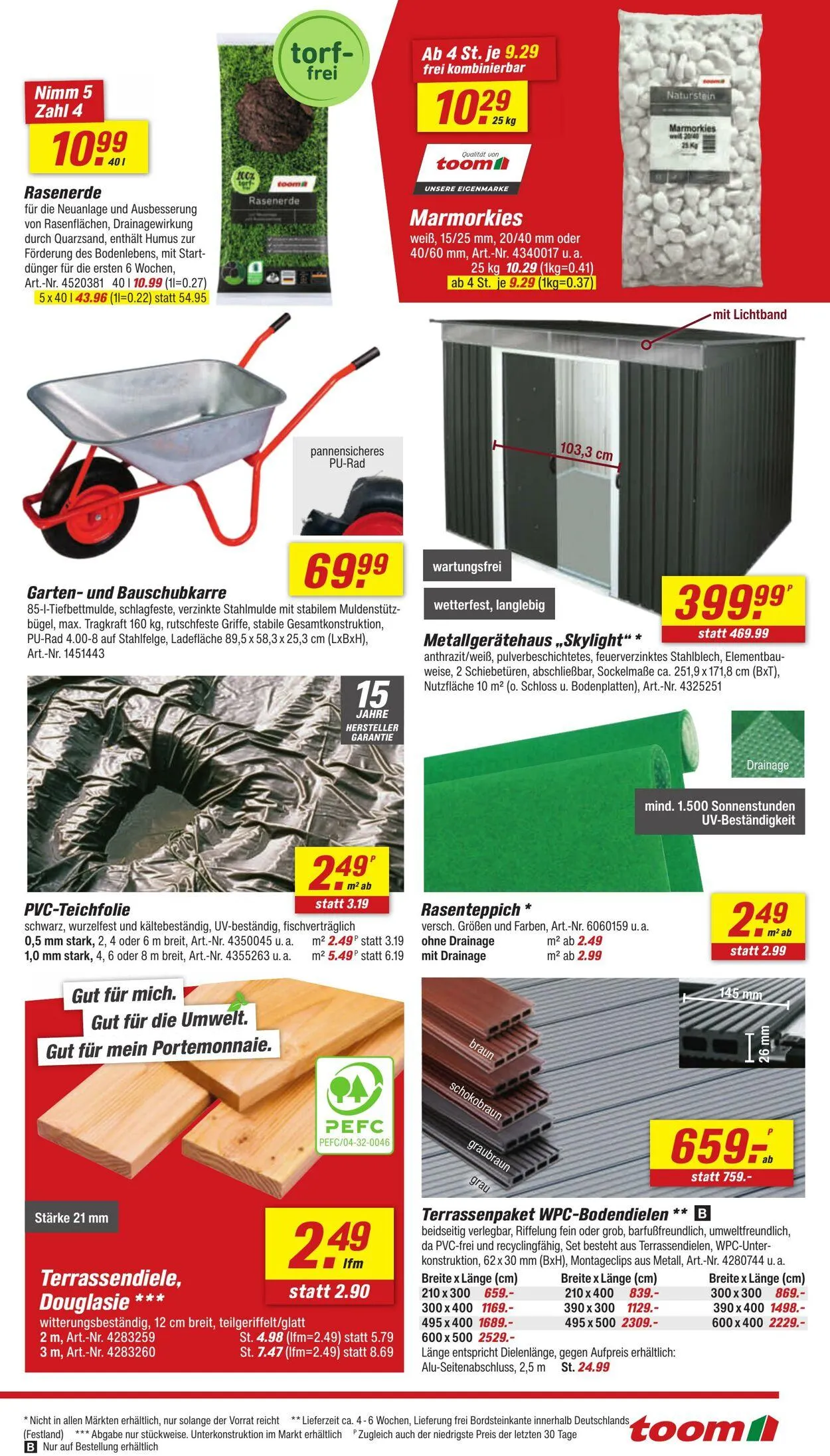 toom Baumarkt Aktueller Prospekt von 21. Juli bis 4. August 2025 - Prospekt seite 13