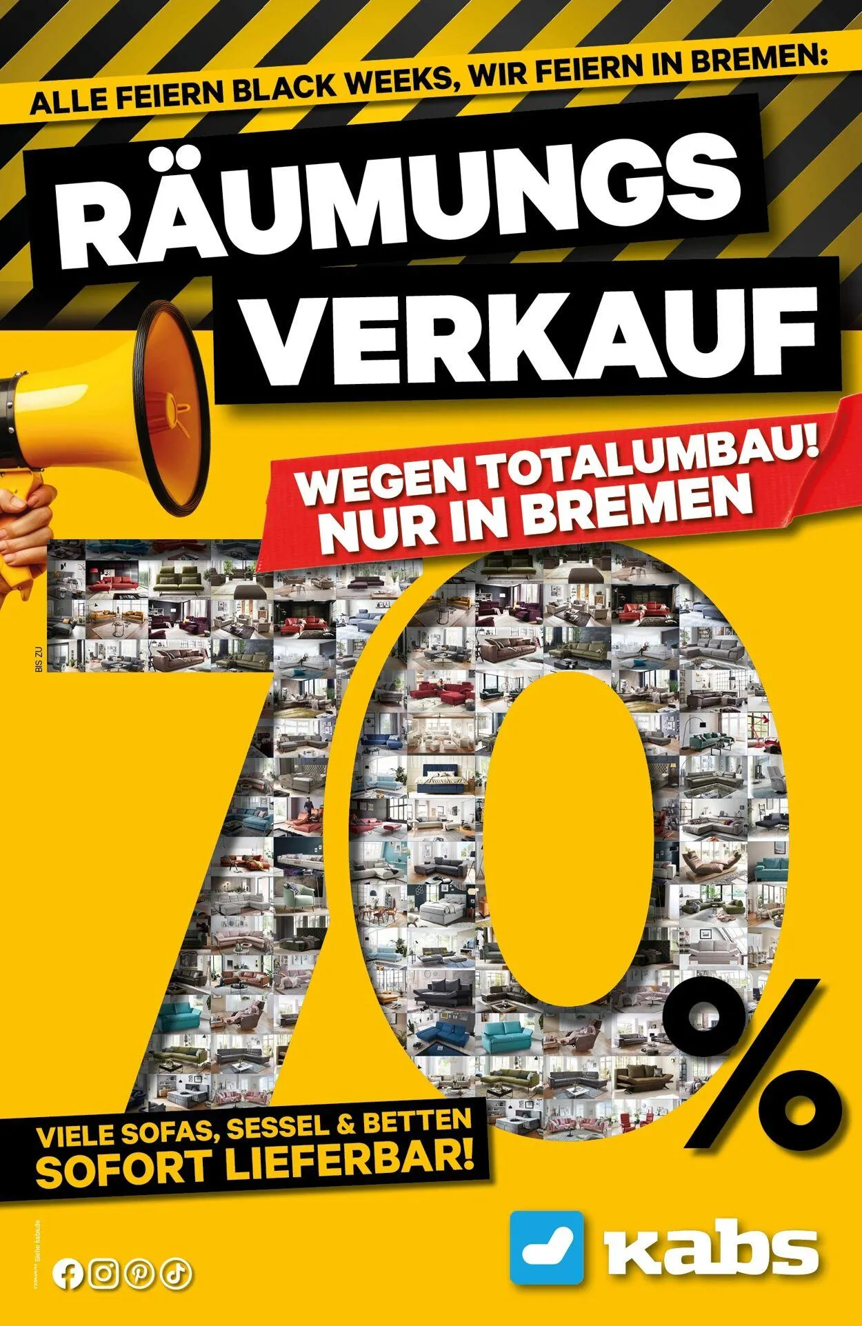 Kabs Aktueller Prospekt von 24. Oktober bis 19. Dezember 2025 - Prospekt seite 1