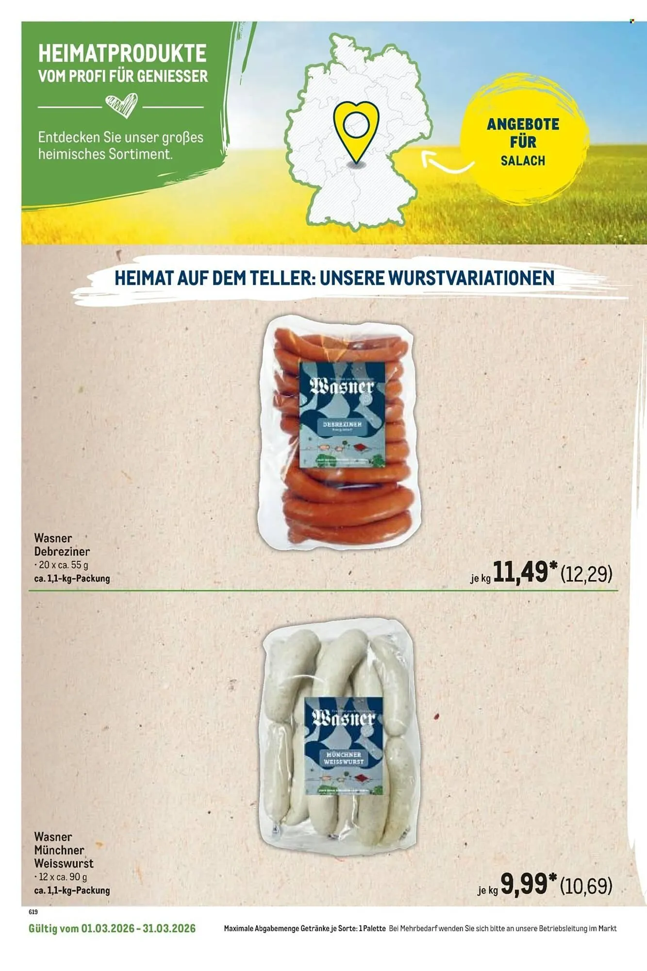 METRO Prospekt von 1. März bis 31. März 2026 - Prospekt seite 124