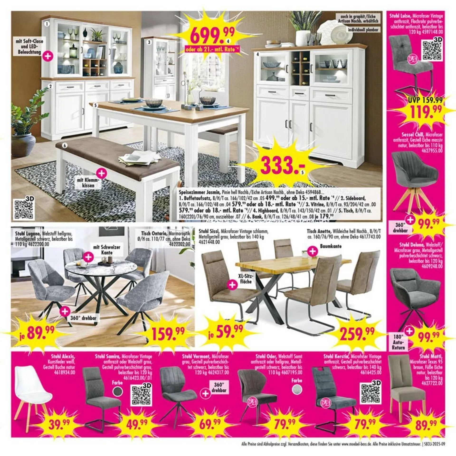 Möbel Boss Prospekt von 11. August bis 24. August 2025 - Prospekt seite 9