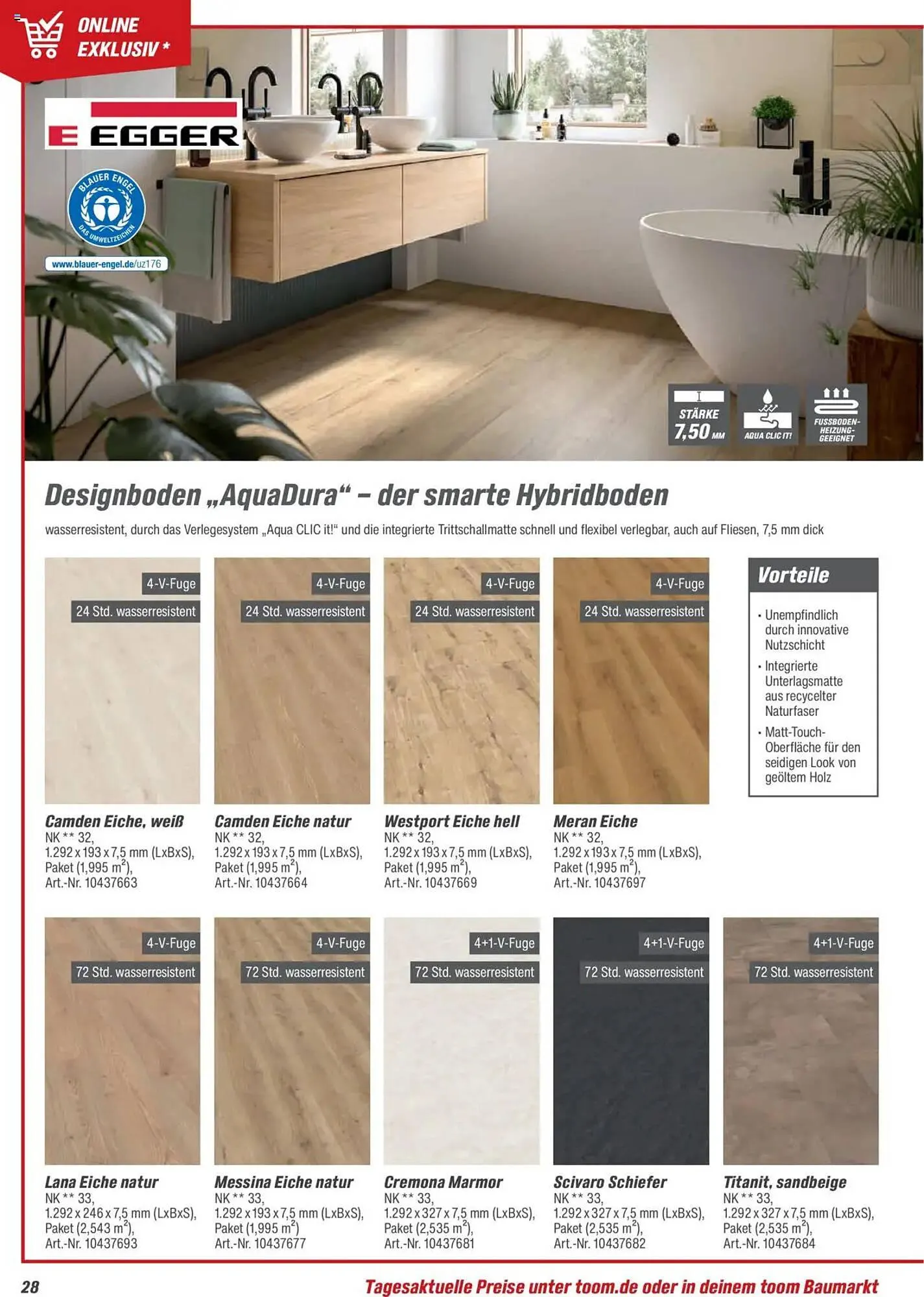 toom Baumarkt Prospekt von 21. August bis 31. Dezember 2025 - Prospekt seite 28