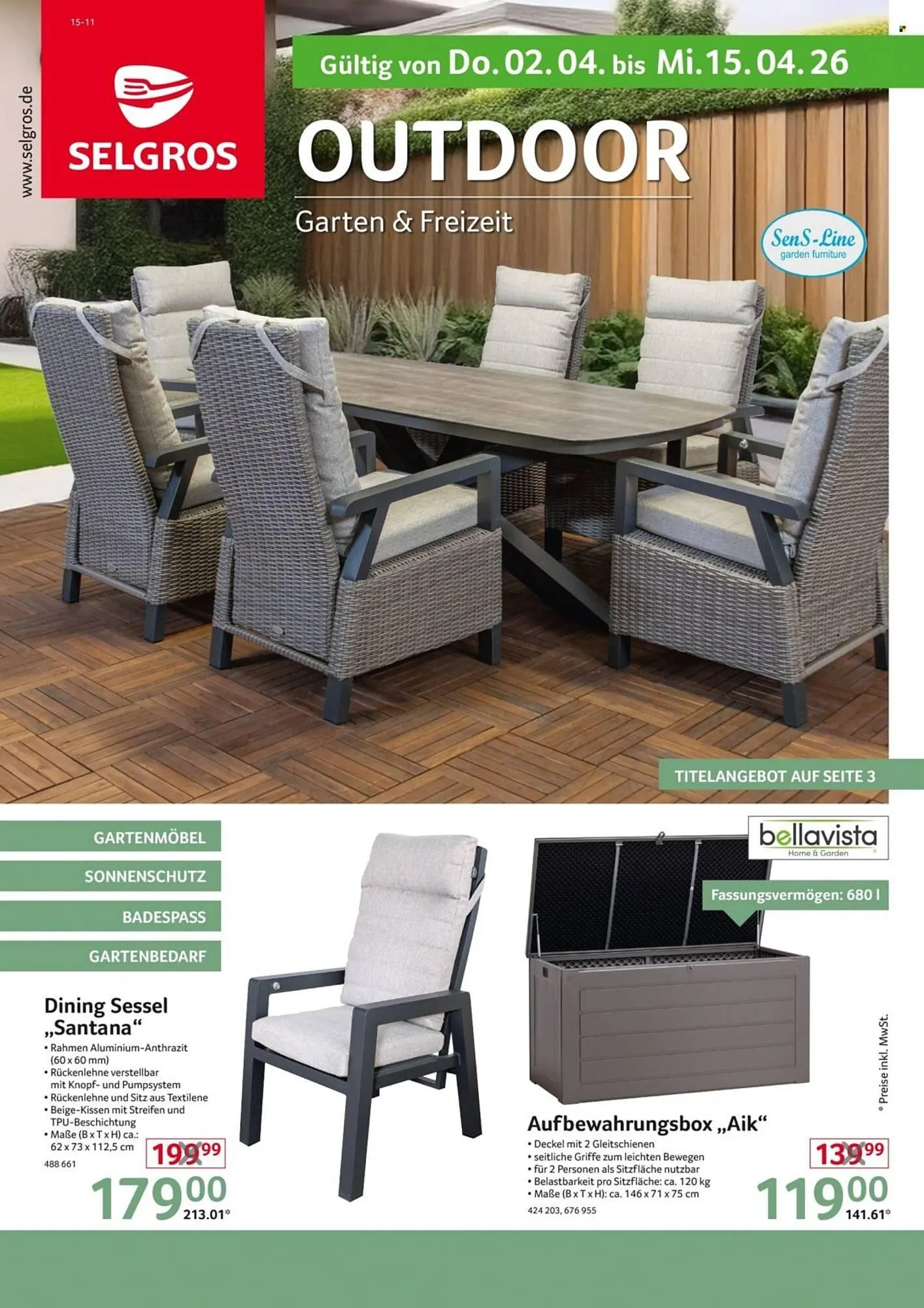 Selgros Prospekt von 2. April bis 15. April 2026 - Prospekt seite 1