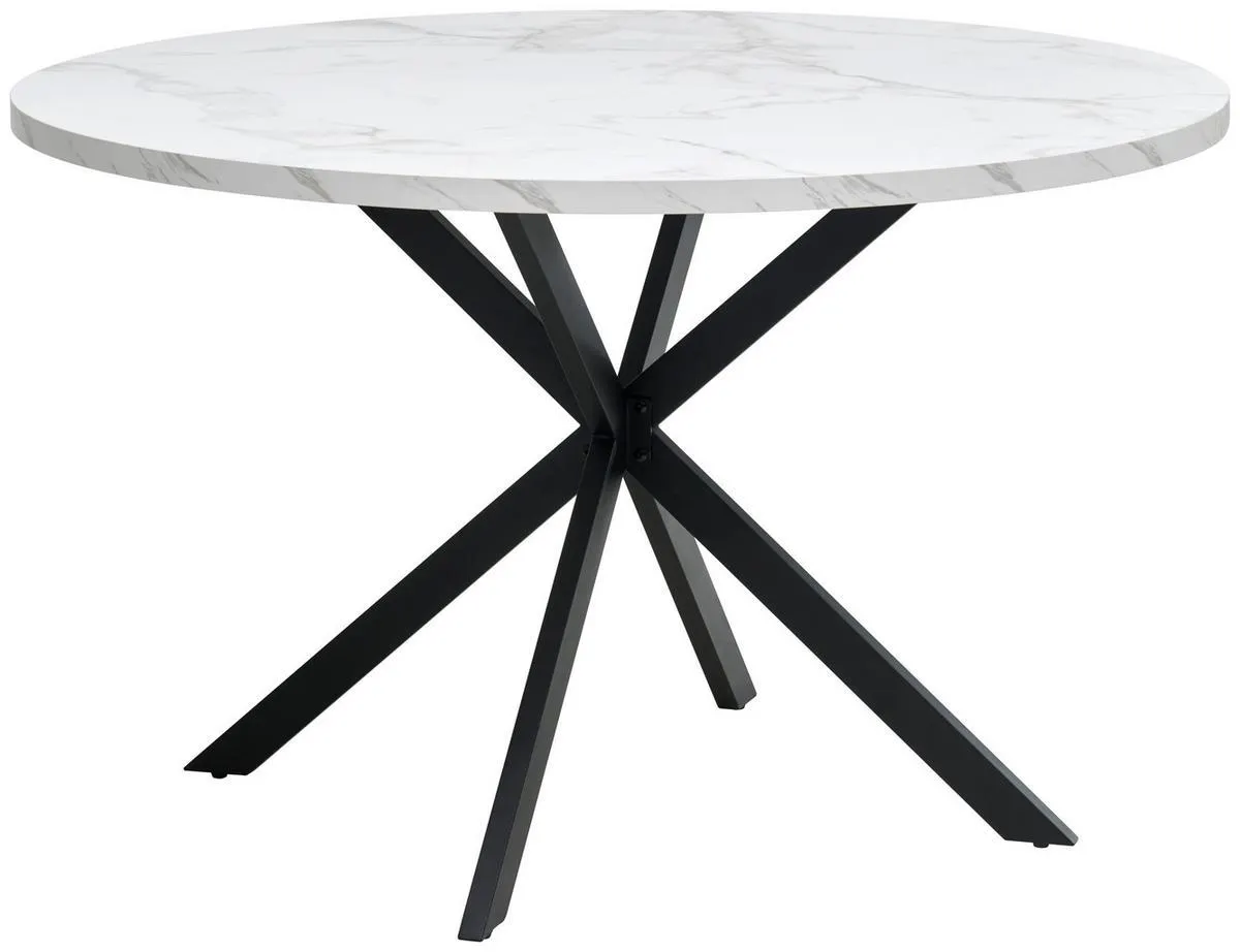 MID.YOU ESSTISCH in Metall, Holzwerkstoff 120/120/75 cm