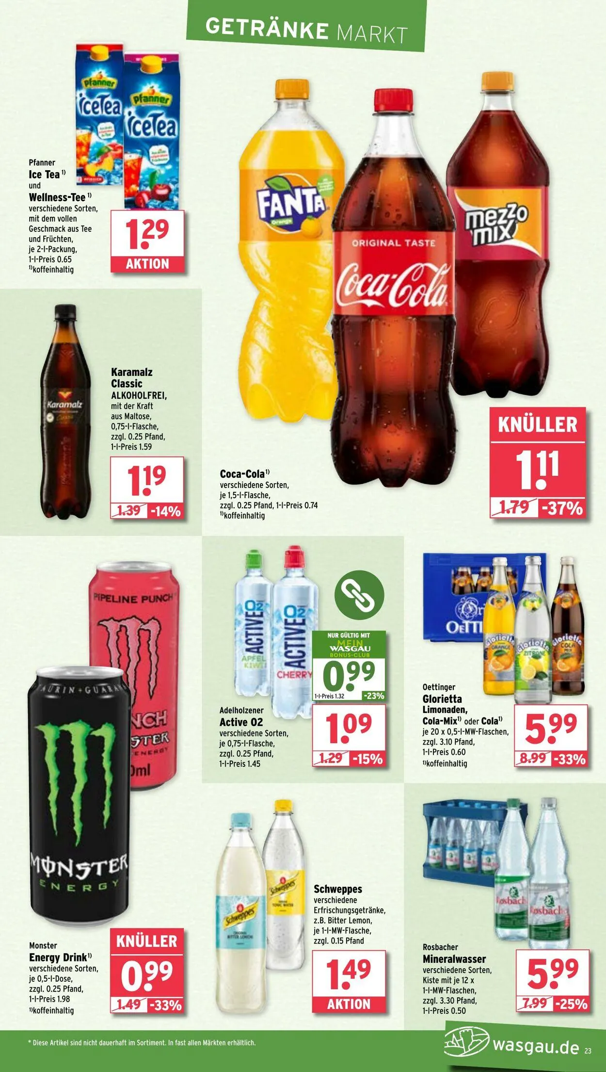 WASGAU Aktueller Prospekt von 23. März bis 6. April 2025 - Prospekt seite 23