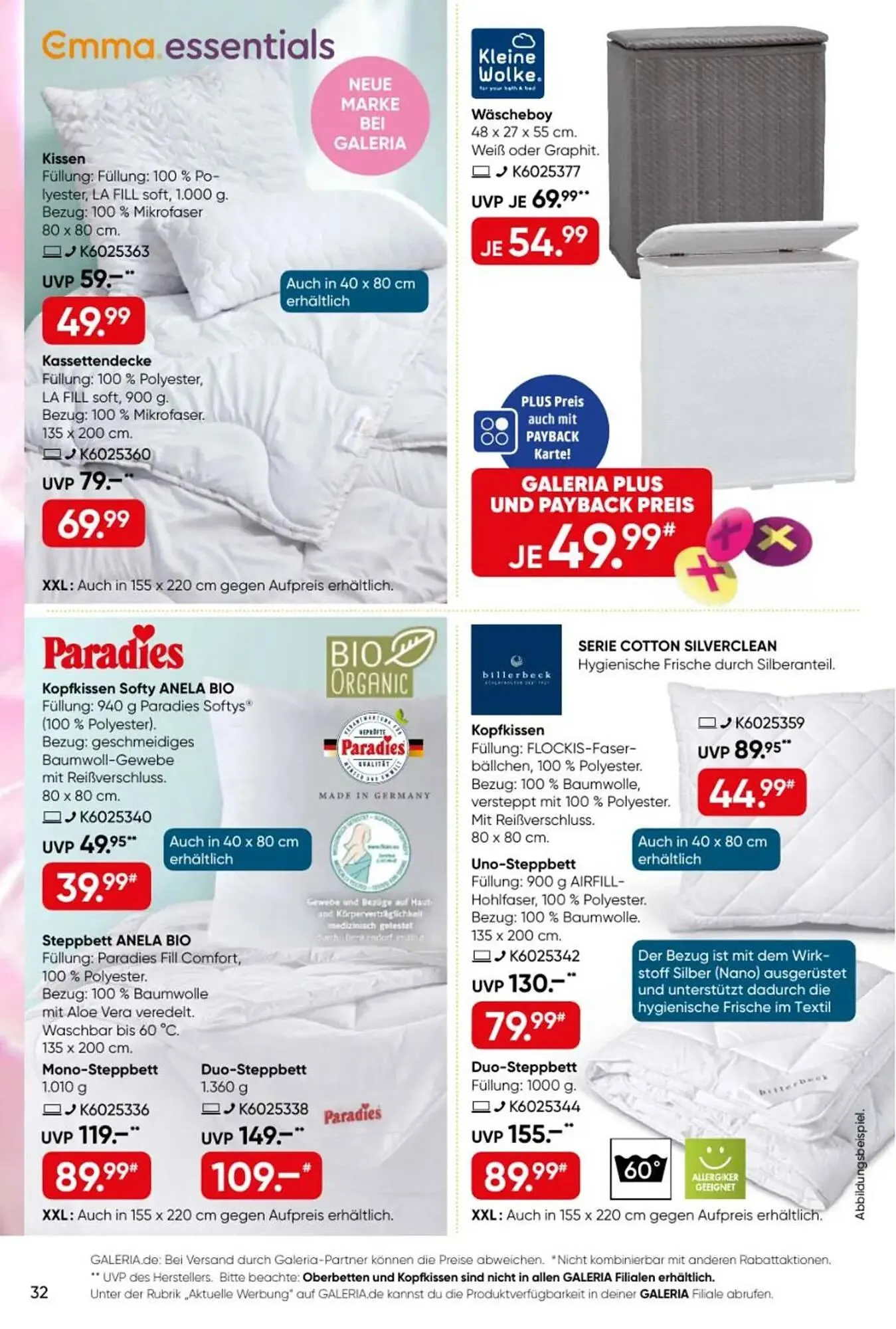 Galeria Kaufhof Prospekt von 17. März bis 29. März 2026 - Prospekt seite 32