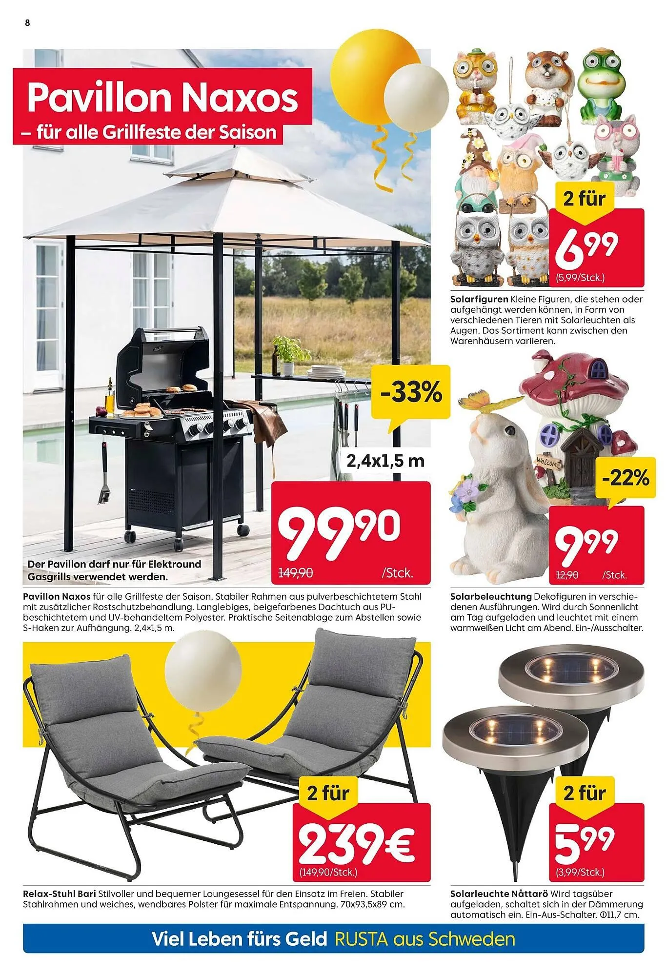 Rusta Prospekt von 25. April bis 1. Mai 2026 - Prospekt seite 8