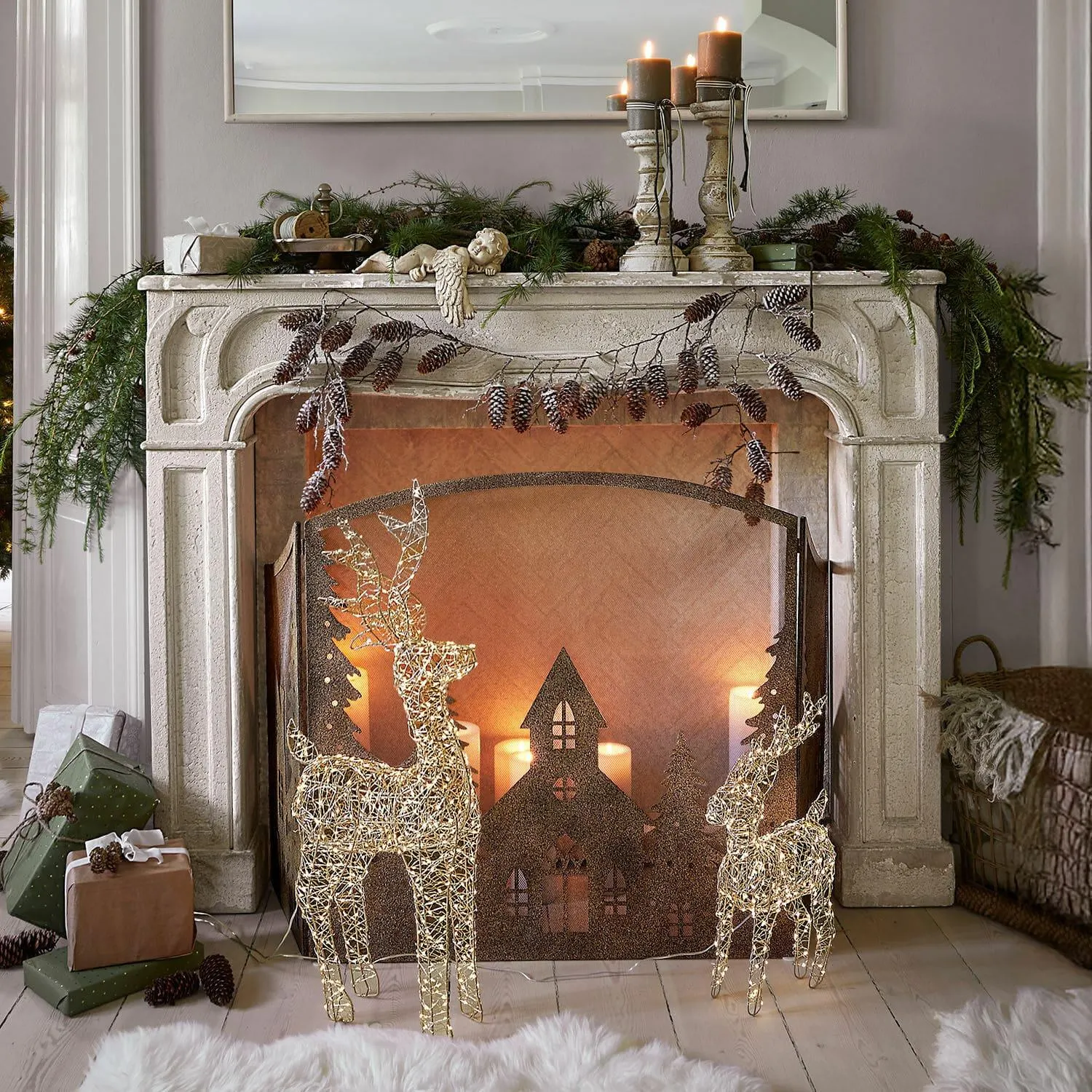 Kaminkonsole Woodcroft