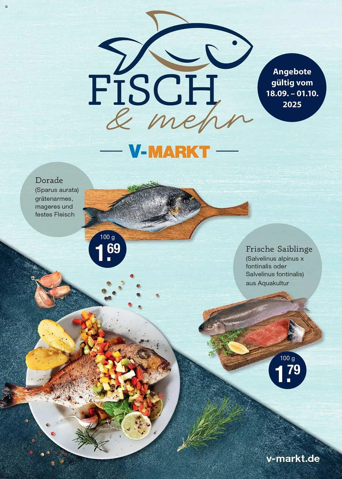 V Markt Prospekt von 18. September bis 1. Oktober 2025 - Prospekt seite 1