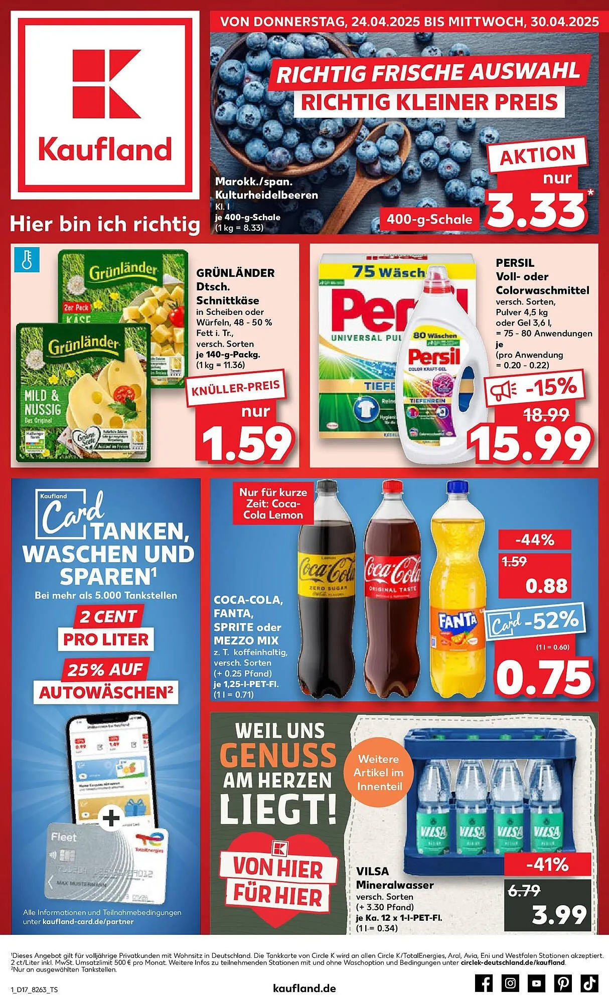 Kaufland Prospekt von 23. April bis 30. April 2025 - Prospekt seite 1