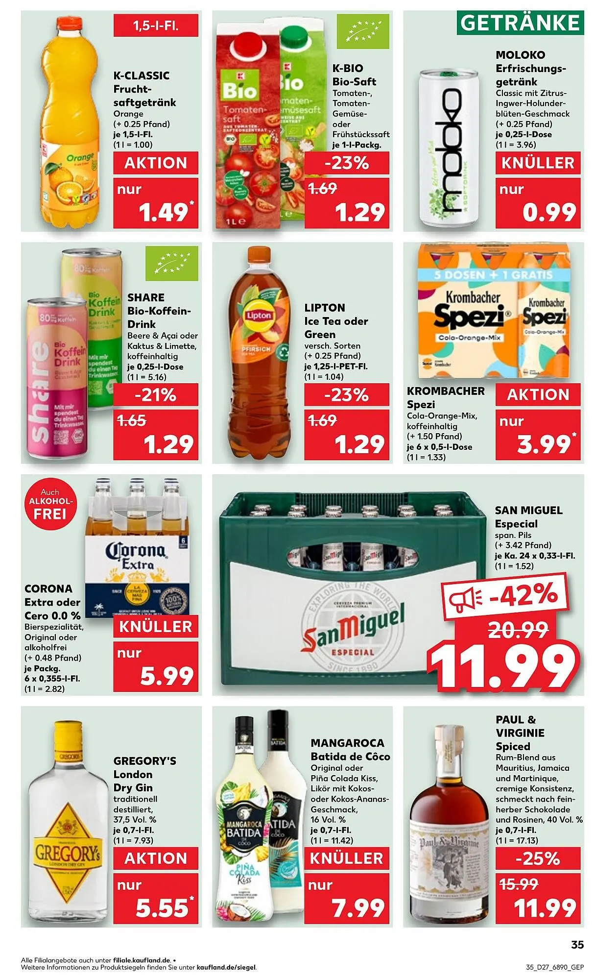 Kaufland Prospekt von 3. Juli bis 9. Juli 2025 - Prospekt seite 35