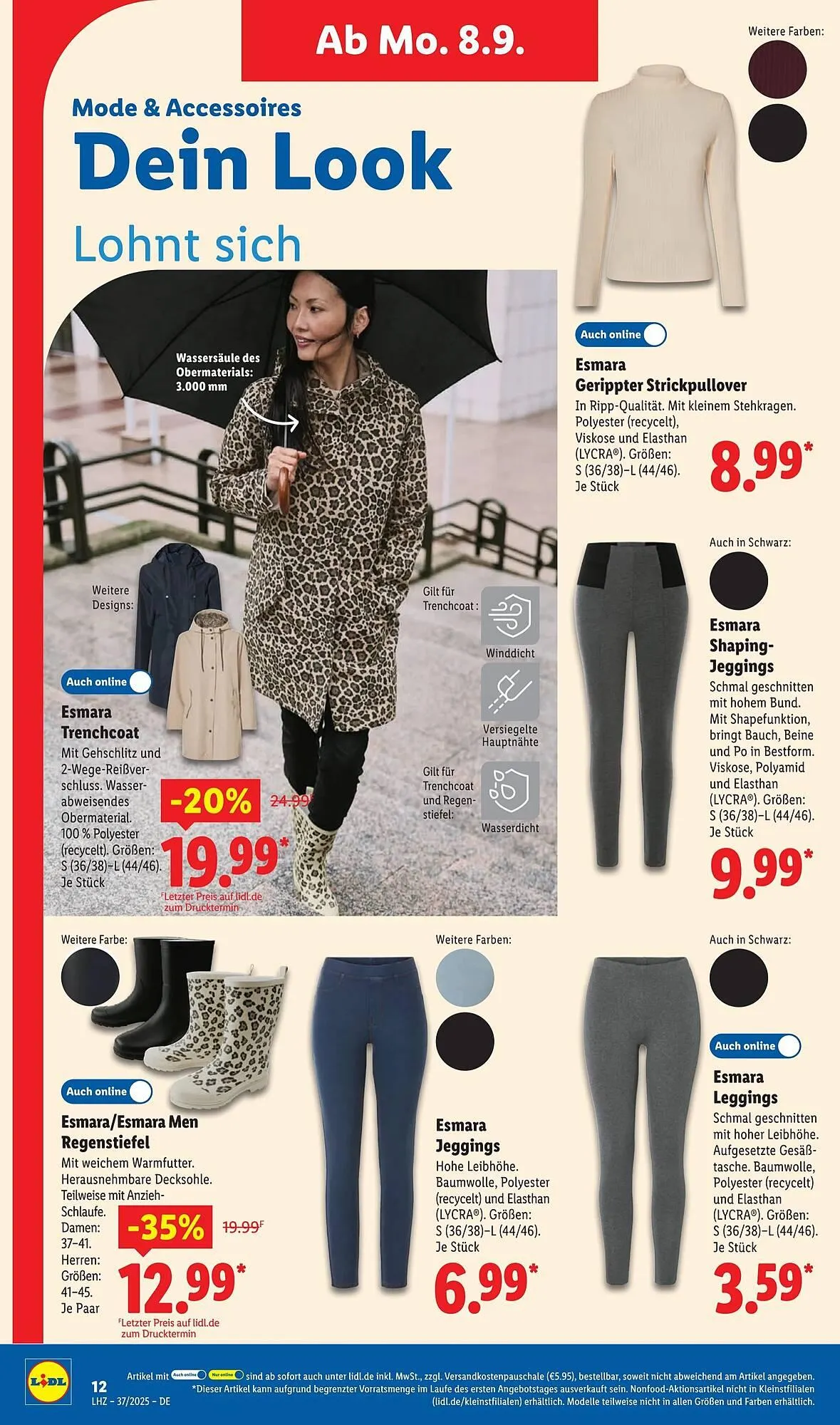 Lidl Prospekt von 8. September bis 14. September 2025 - Prospekt seite 20