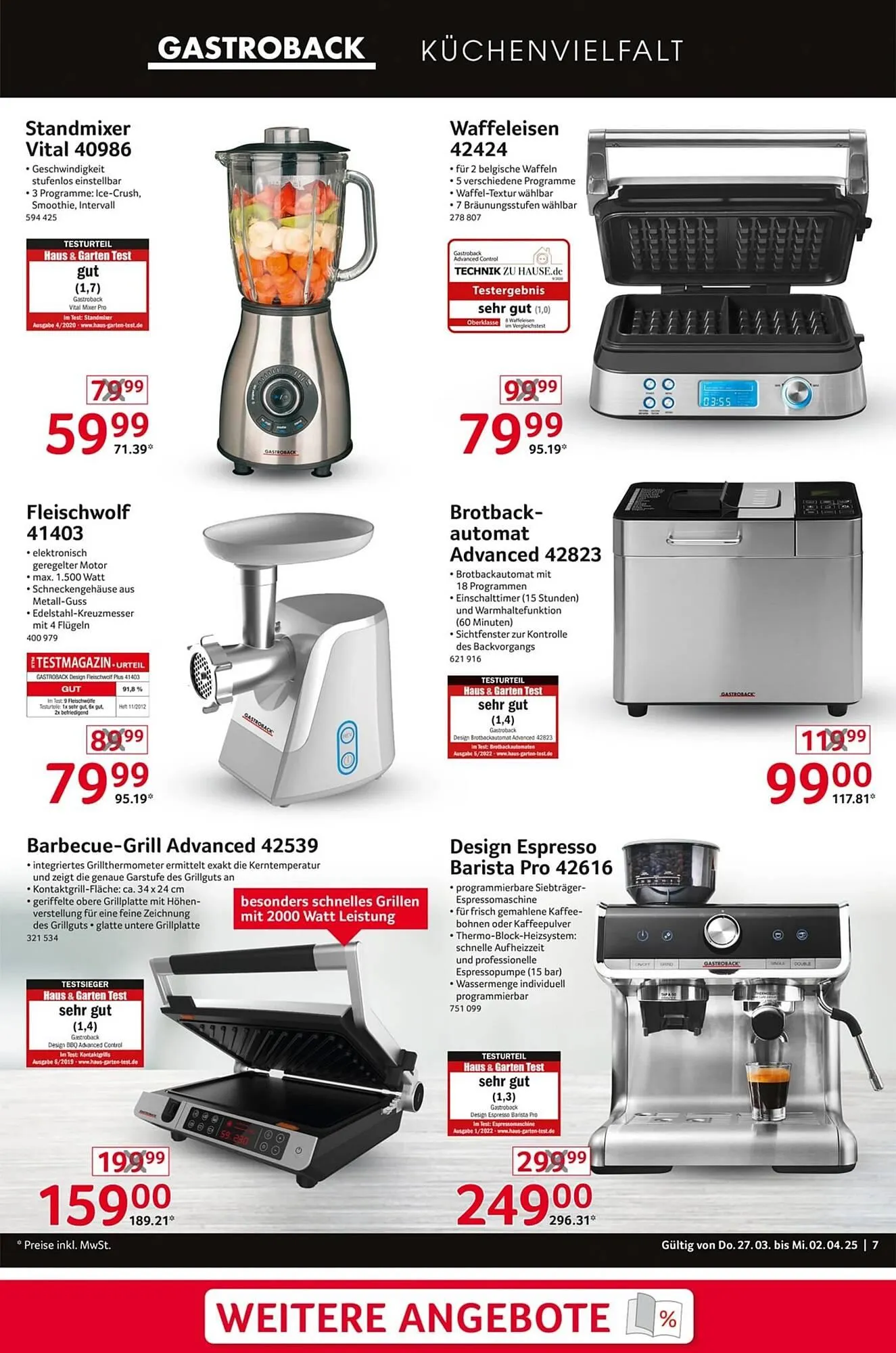 Selgros Prospekt von 27. März bis 3. April 2025 - Prospekt seite 7