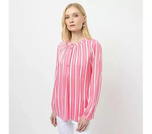 Wählen Sie Ihre Variante: STEFFEN SCHRAUT Bluse 1/1-Arm halbe Knopfleiste Seitenschlitze leger weit