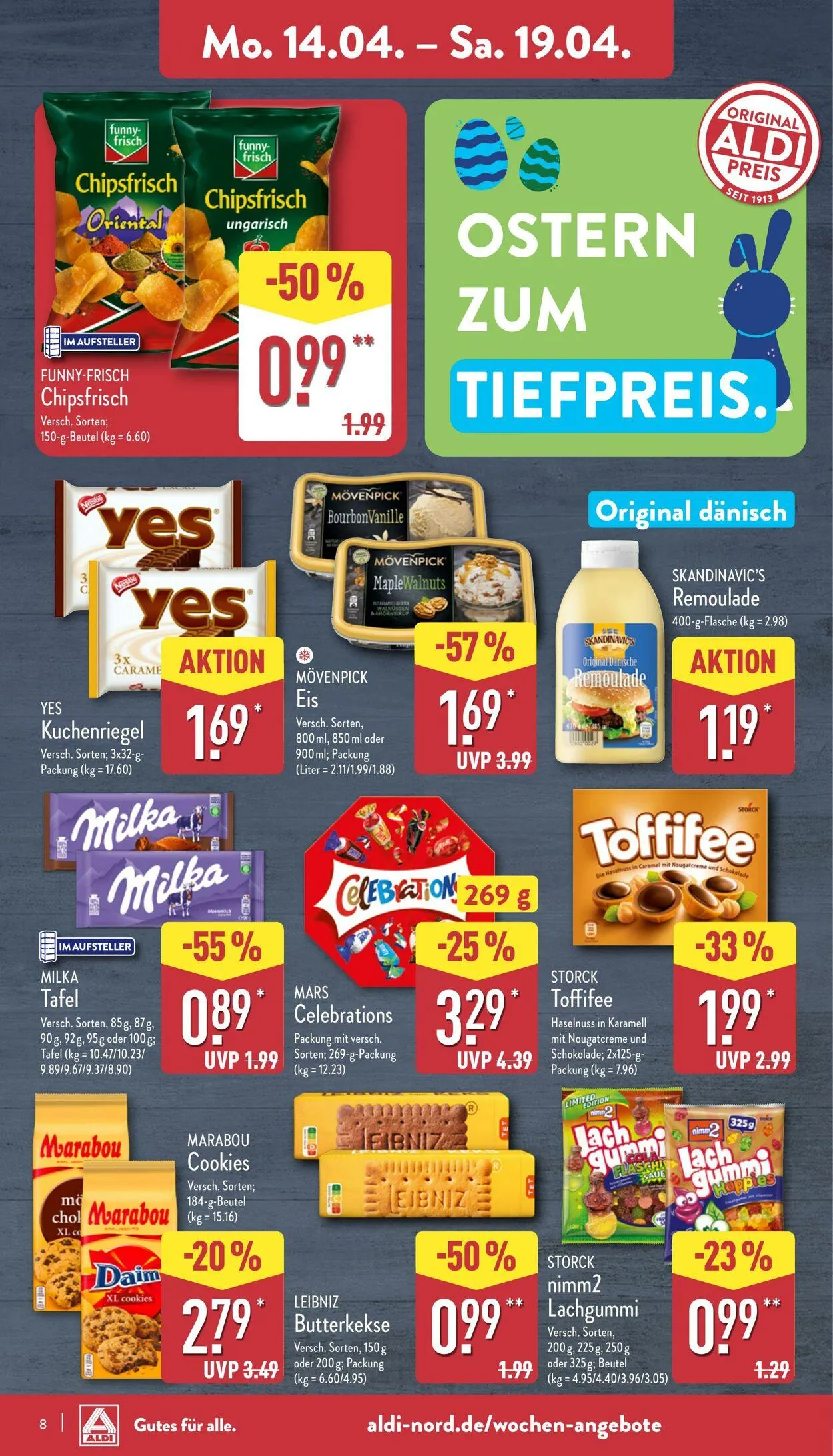 Aldi-Nord von 7. April bis 12. April 2025 - Prospekt seite 8