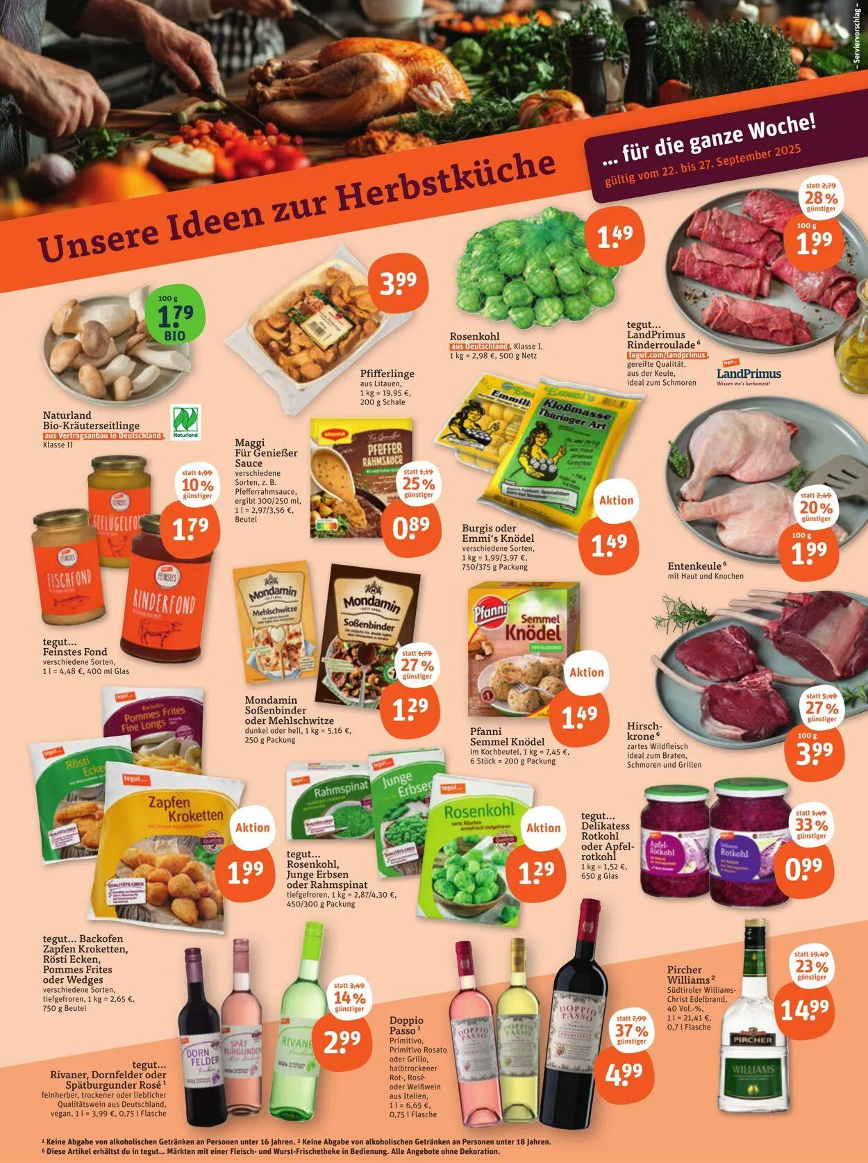 Tegut Aktueller Prospekt von 8. September bis 14. September 2025 - Prospekt seite 2