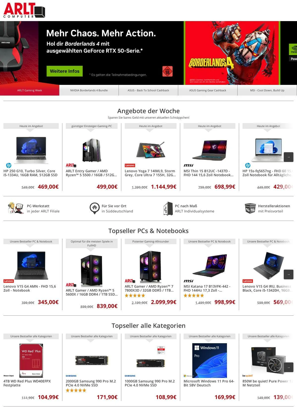 ARLT Computer Aktueller Prospekt - 1