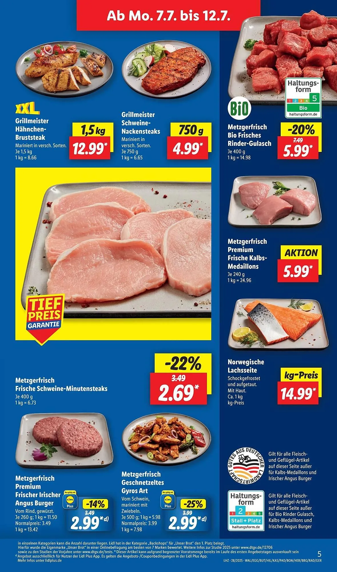 Lidl Prospekt von 7. Juli bis 12. Juli 2025 - Prospekt seite 7