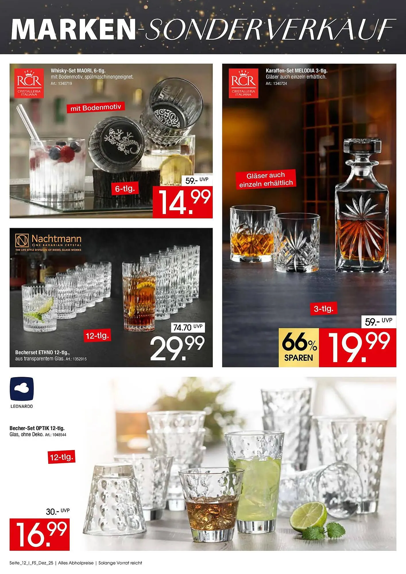 Zurbrüggen Prospekt von 1. Dezember bis 26. Januar 2026 - Prospekt seite 12