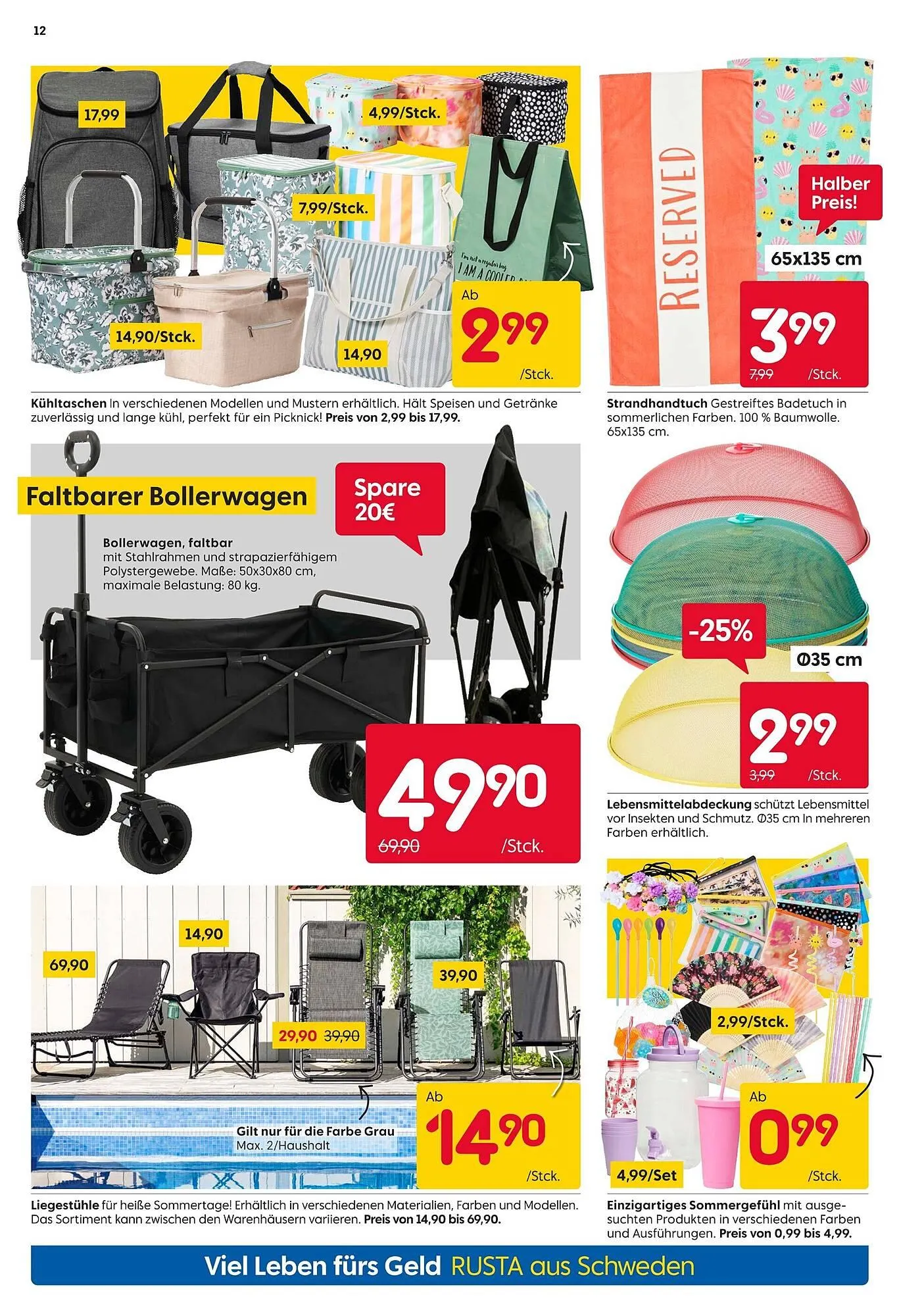 Rusta Prospekt von 17. Mai bis 23. Mai 2025 - Prospekt seite 12