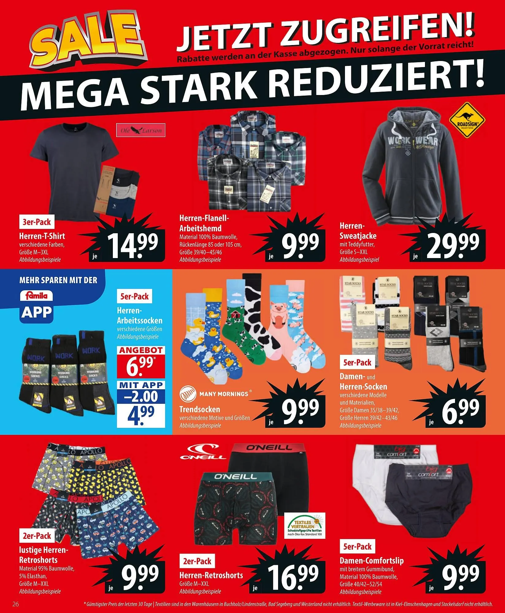 Famila Nord Ost Prospekt von 26. Januar bis 31. Januar 2026 - Prospekt seite 26