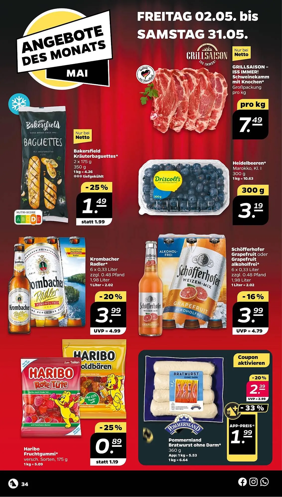 NETTO Prospekt von 28. April bis 3. Mai 2025 - Prospekt seite 34