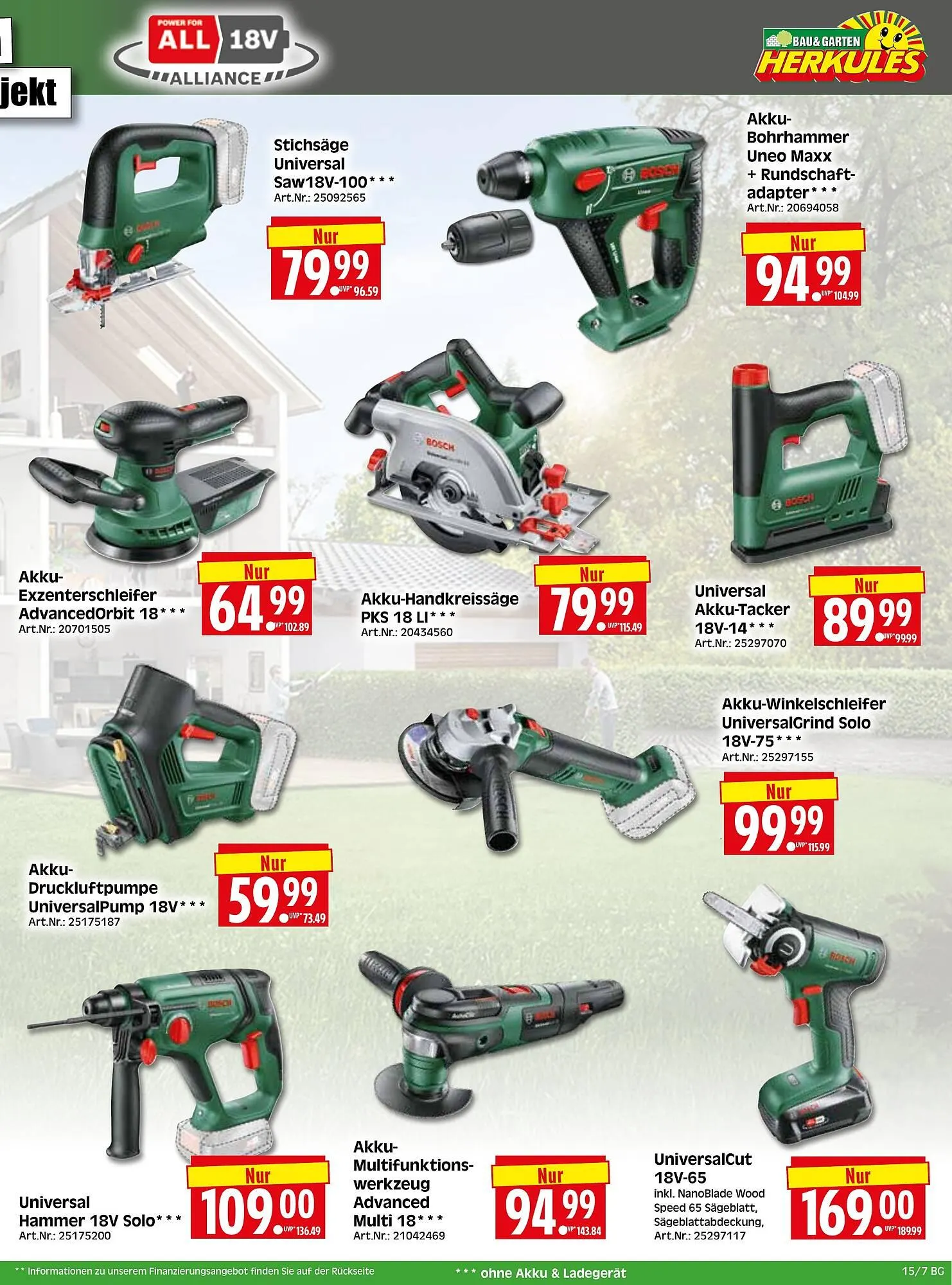 Herkules Baumarkt Prospekt von 7. April bis 12. April 2025 - Prospekt seite 7