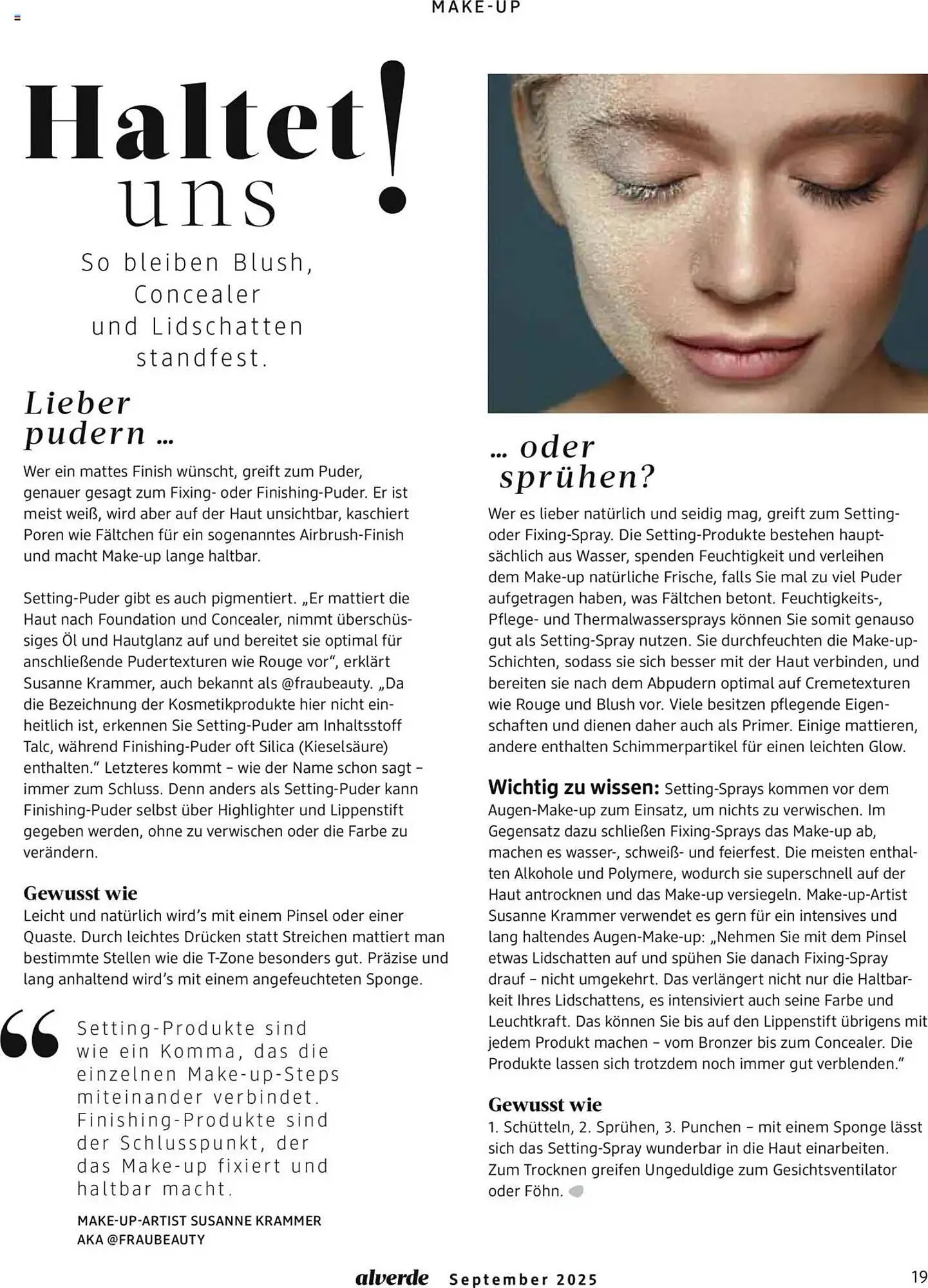 dm drogerie Magazin von 1. September bis 30. September 2025 - Prospekt seite 19