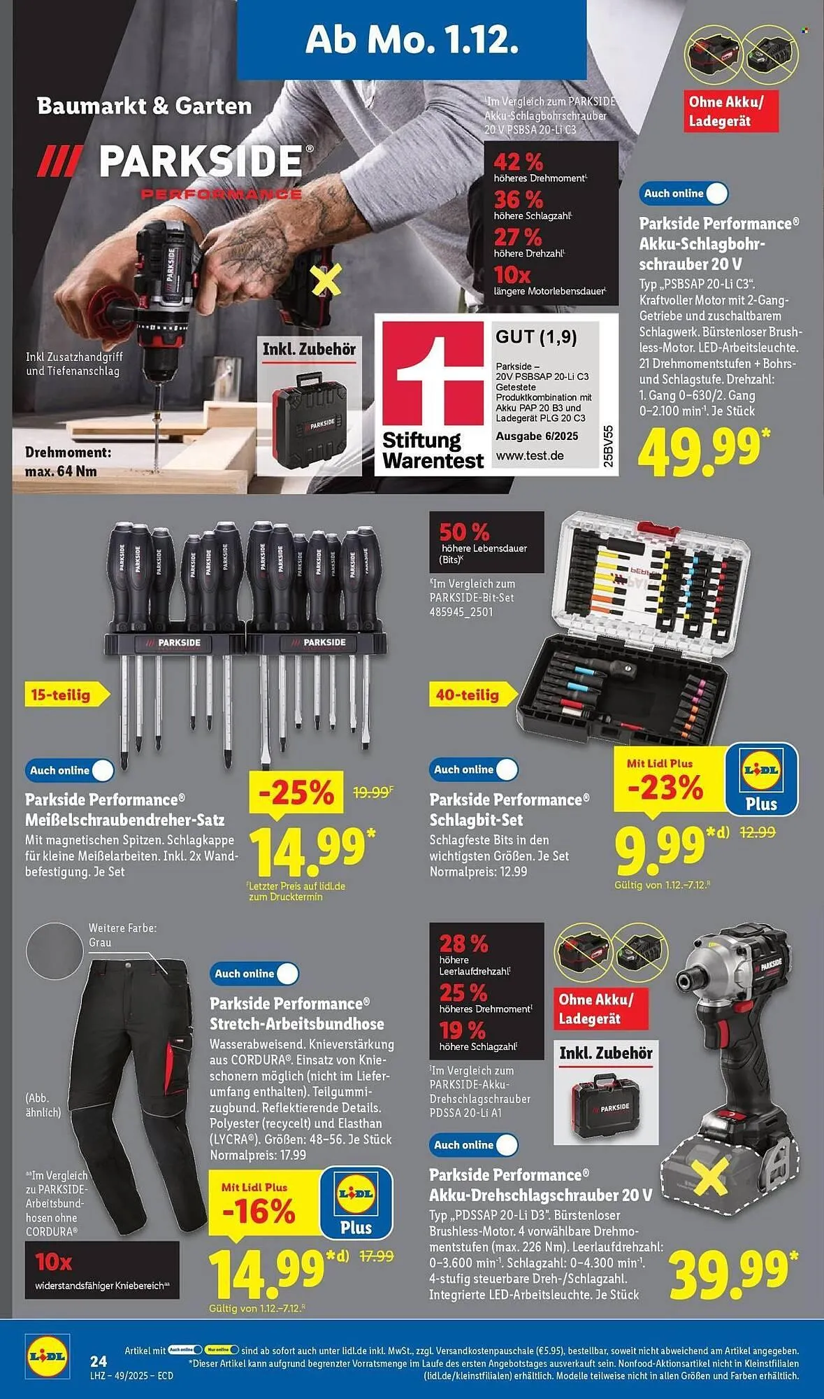 Lidl Prospekt von 1. Dezember bis 6. Dezember 2025 - Prospekt seite 12