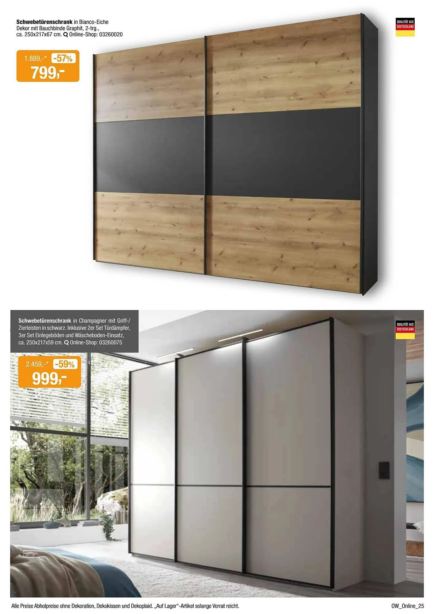 Opti Wohnwelt Prospekt von 13. April bis 24. April 2025 - Prospekt seite 25