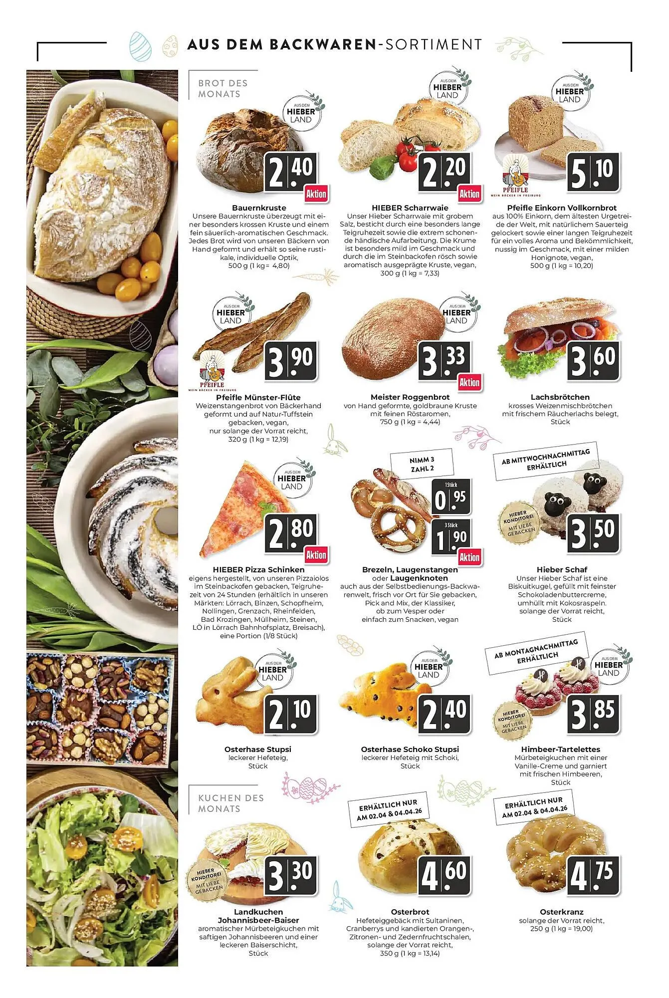 Hieber's Frische Center Prospekt von 29. März bis 4. April 2026 - Prospekt seite 10