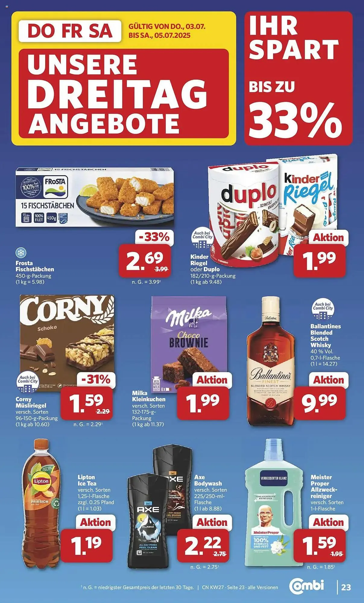 Combi Prospekt von 30. Juni bis 5. Juli 2025 - Prospekt seite 35